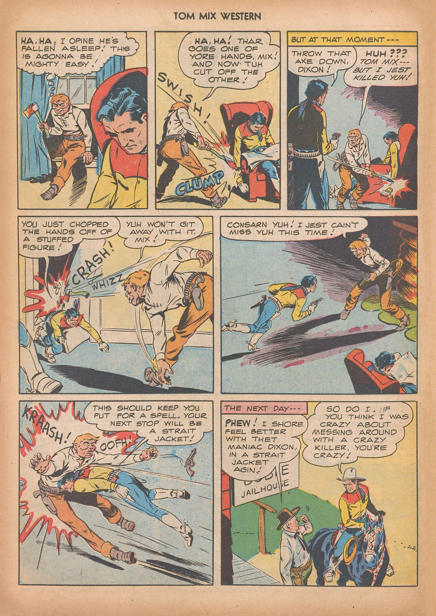 Read online Tom Mix Western (1948) comic -  Issue #9 - 30