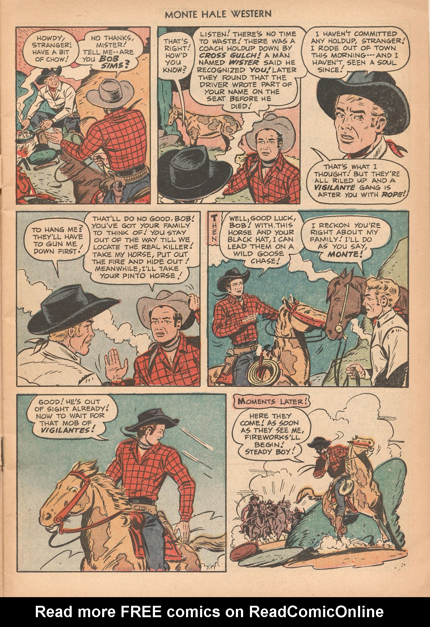 Read online Monte Hale Western comic -  Issue #43 - 7