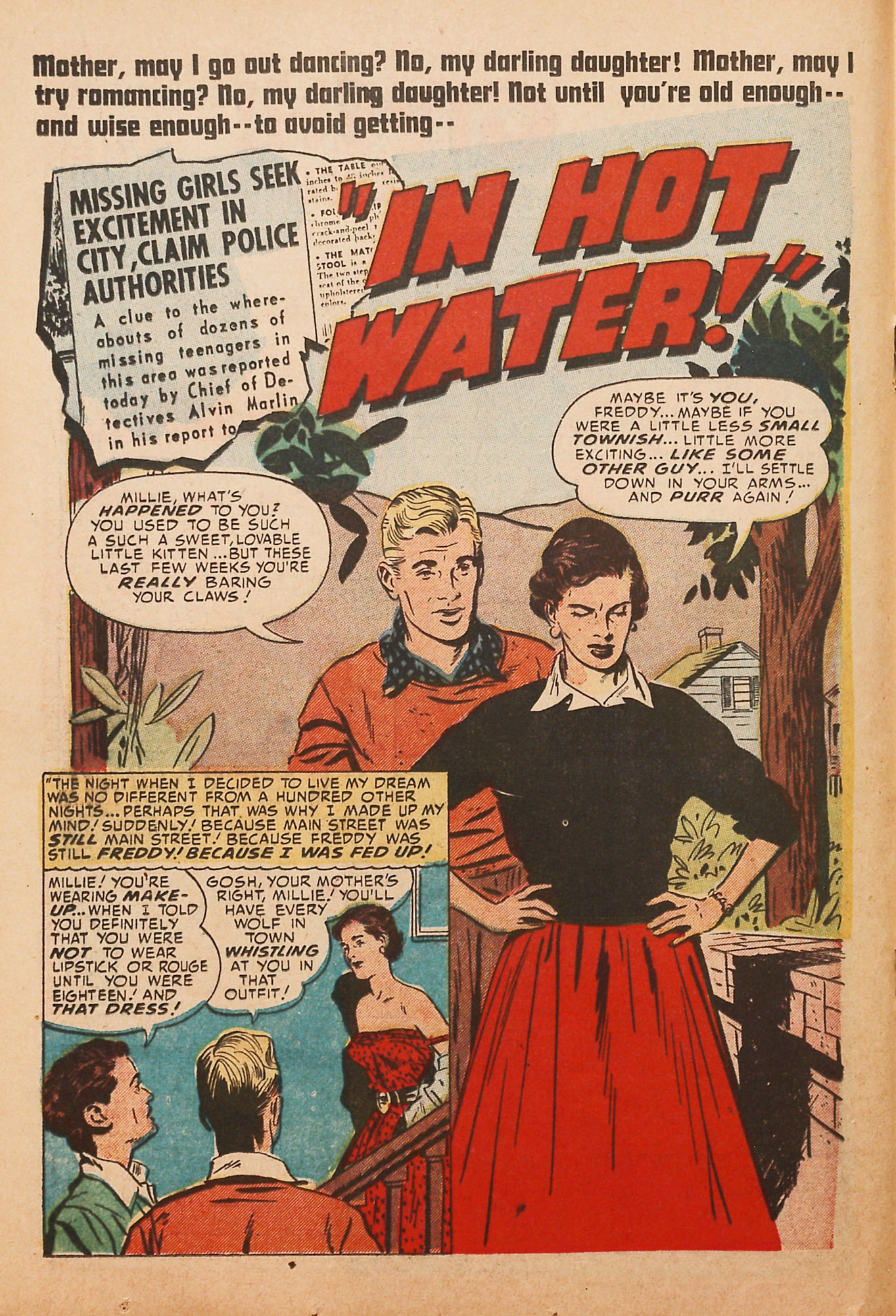 Read online Young Love (1949) comic -  Issue #40 - 22