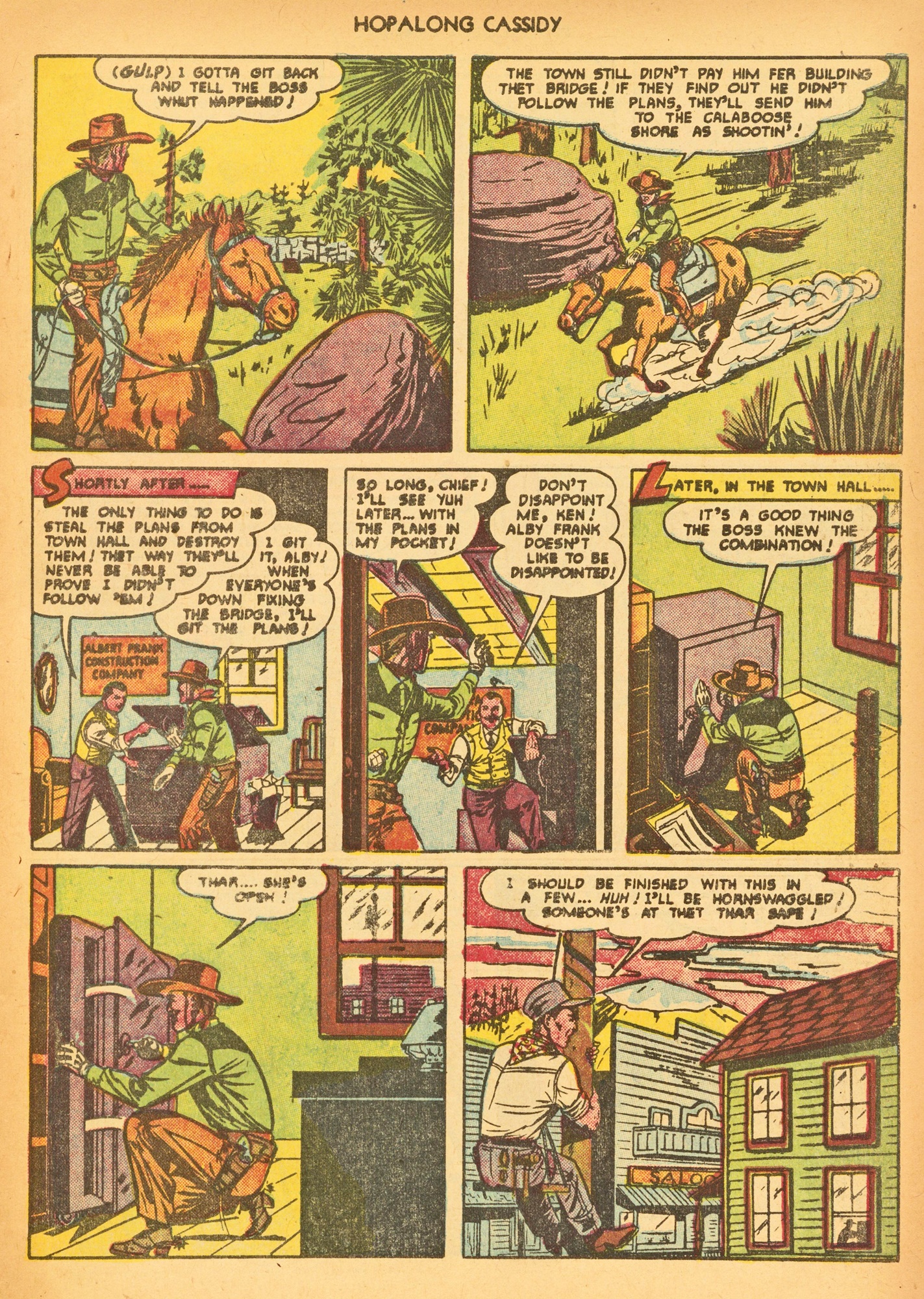 Read online Hopalong Cassidy comic -  Issue #54 - 19