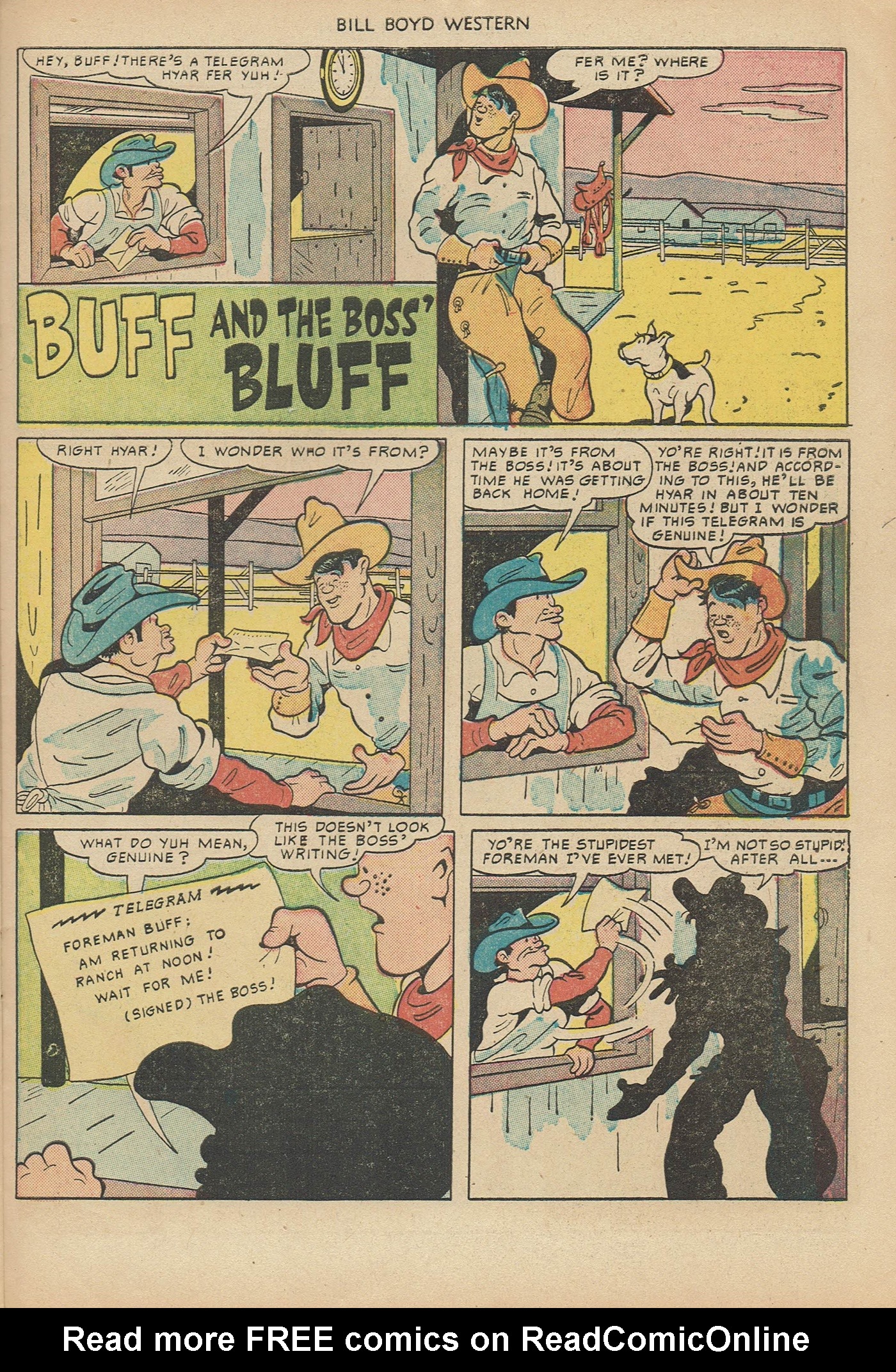 Read online Bill Boyd Western comic -  Issue #6 - 31