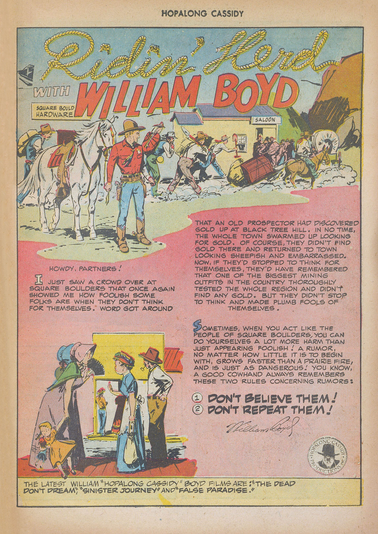 Read online Hopalong Cassidy comic -  Issue #28 - 41