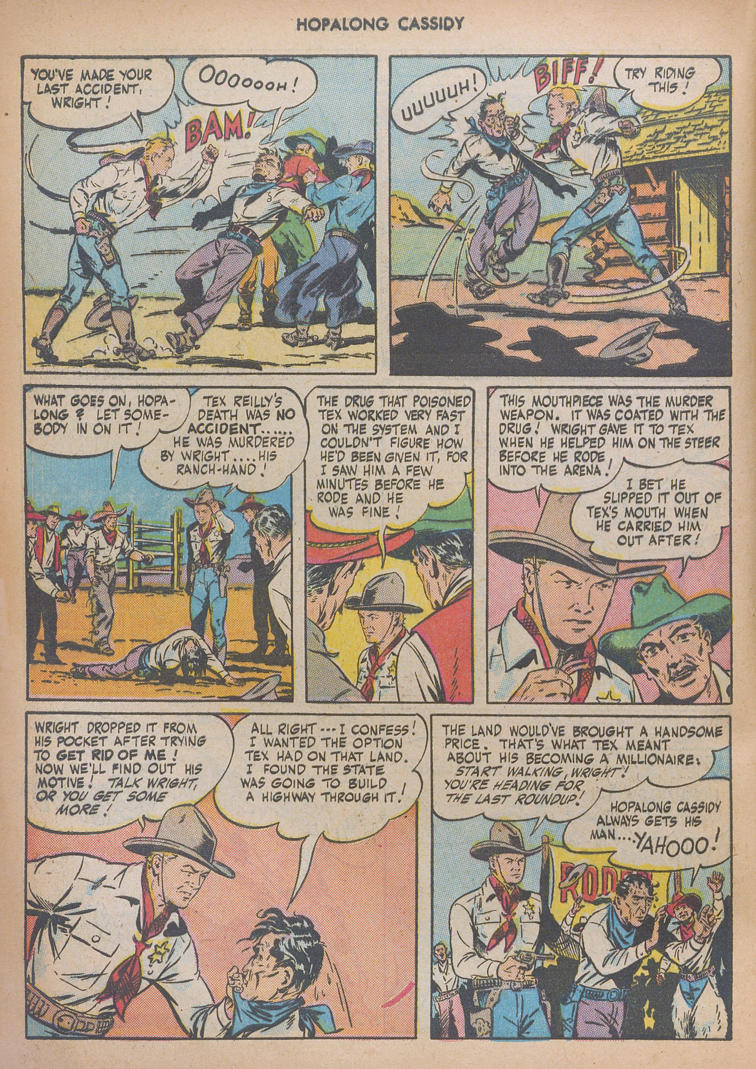 Read online Hopalong Cassidy comic -  Issue #6 - 12