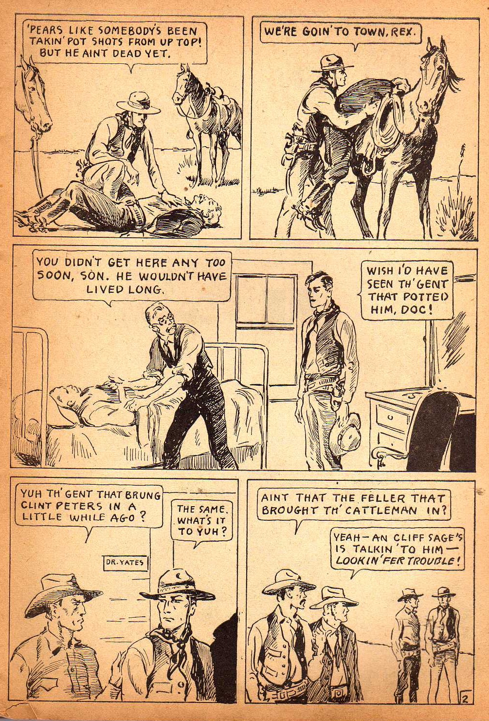 Read online Western Picture Stories comic -  Issue #4 - 21