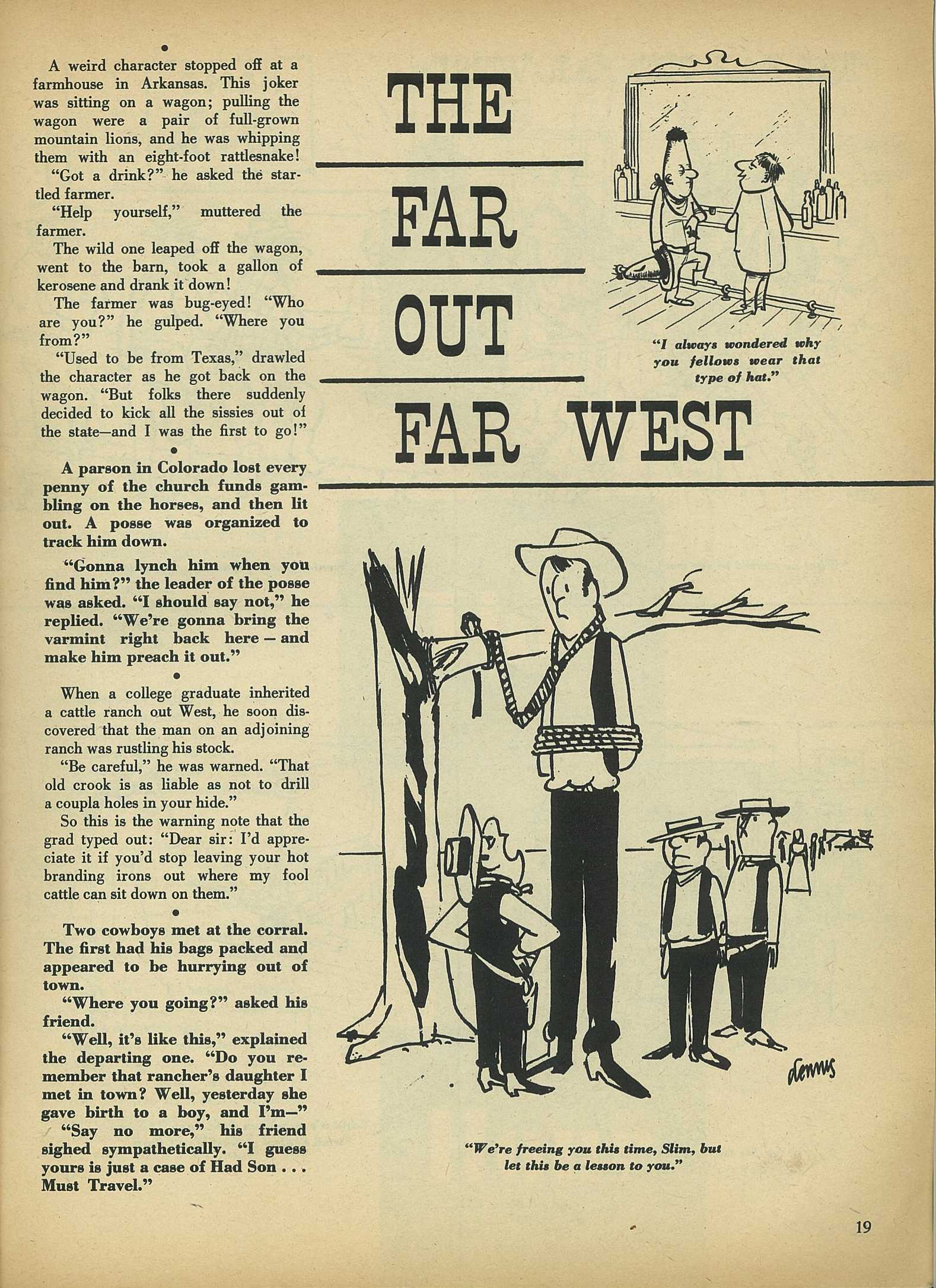 Read online Cartoons and Gags comic -  Issue #5 - 19