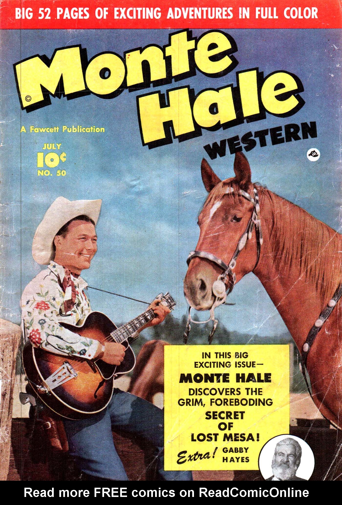 Read online Monte Hale Western comic -  Issue #50 - 1