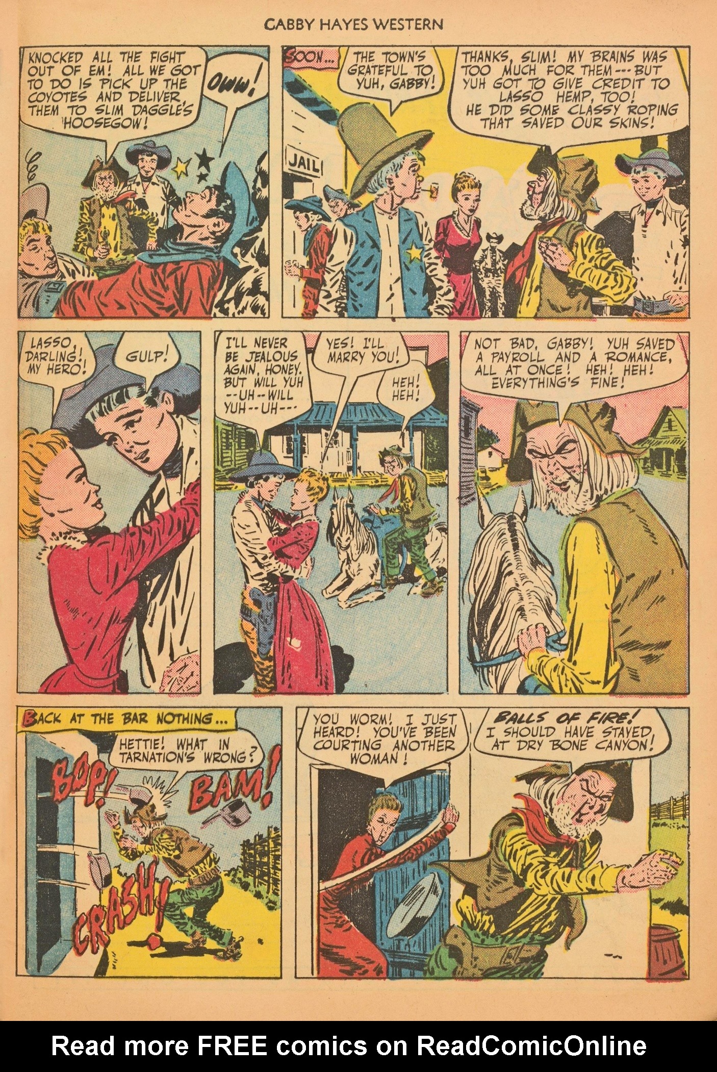 Read online Gabby Hayes Western comic -  Issue #25 - 49