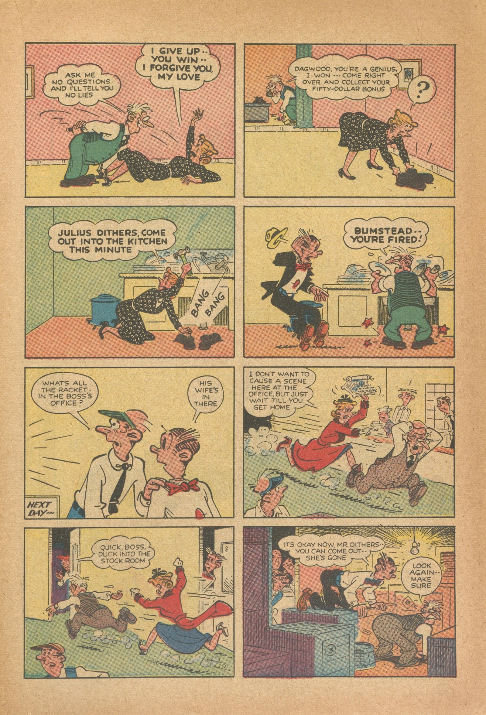Read online Blondie Comics (1960) comic -  Issue #142 - 23