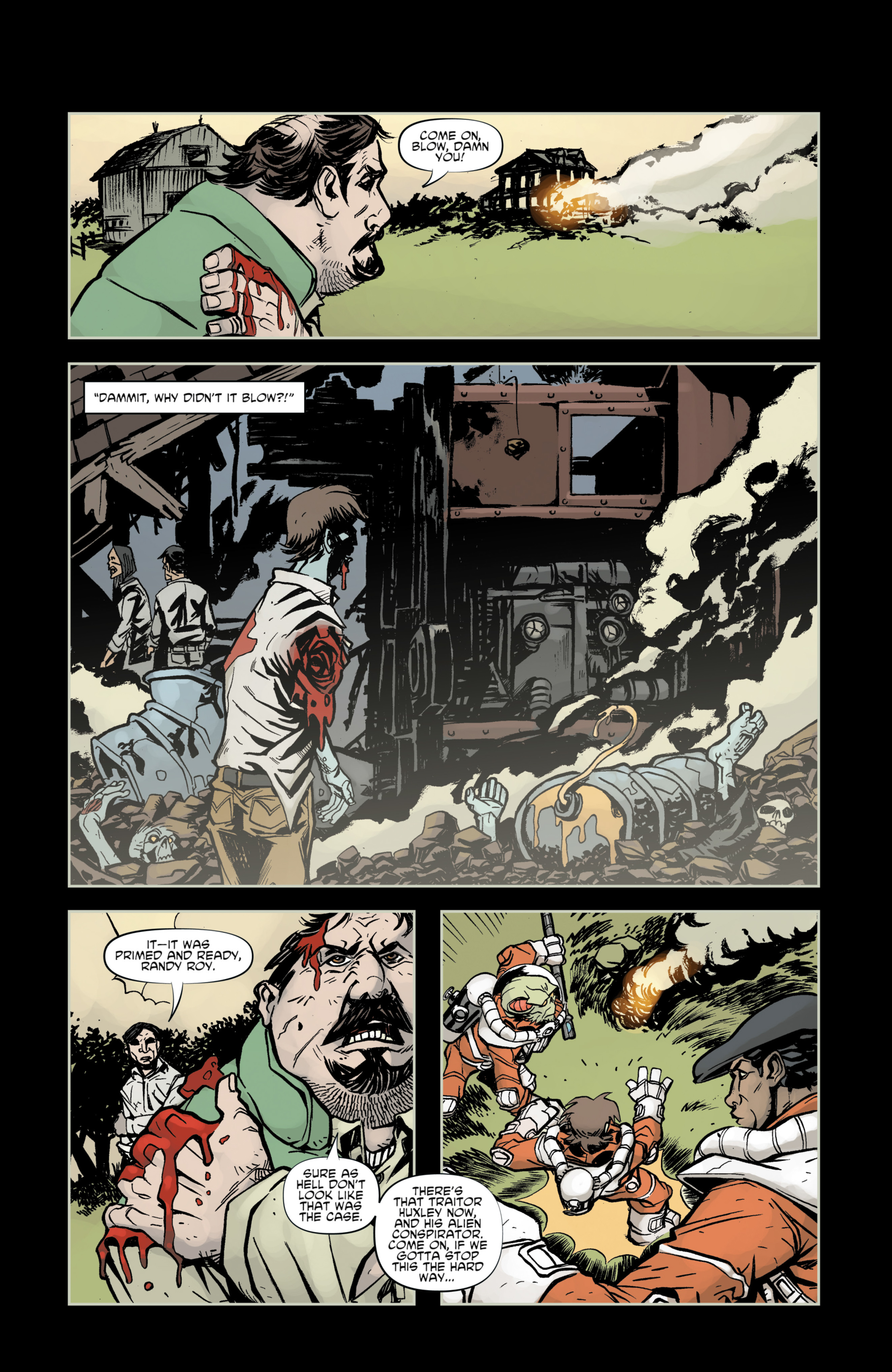Read online The Colonized: Zombies vs. Aliens comic -  Issue # TPB - 71
