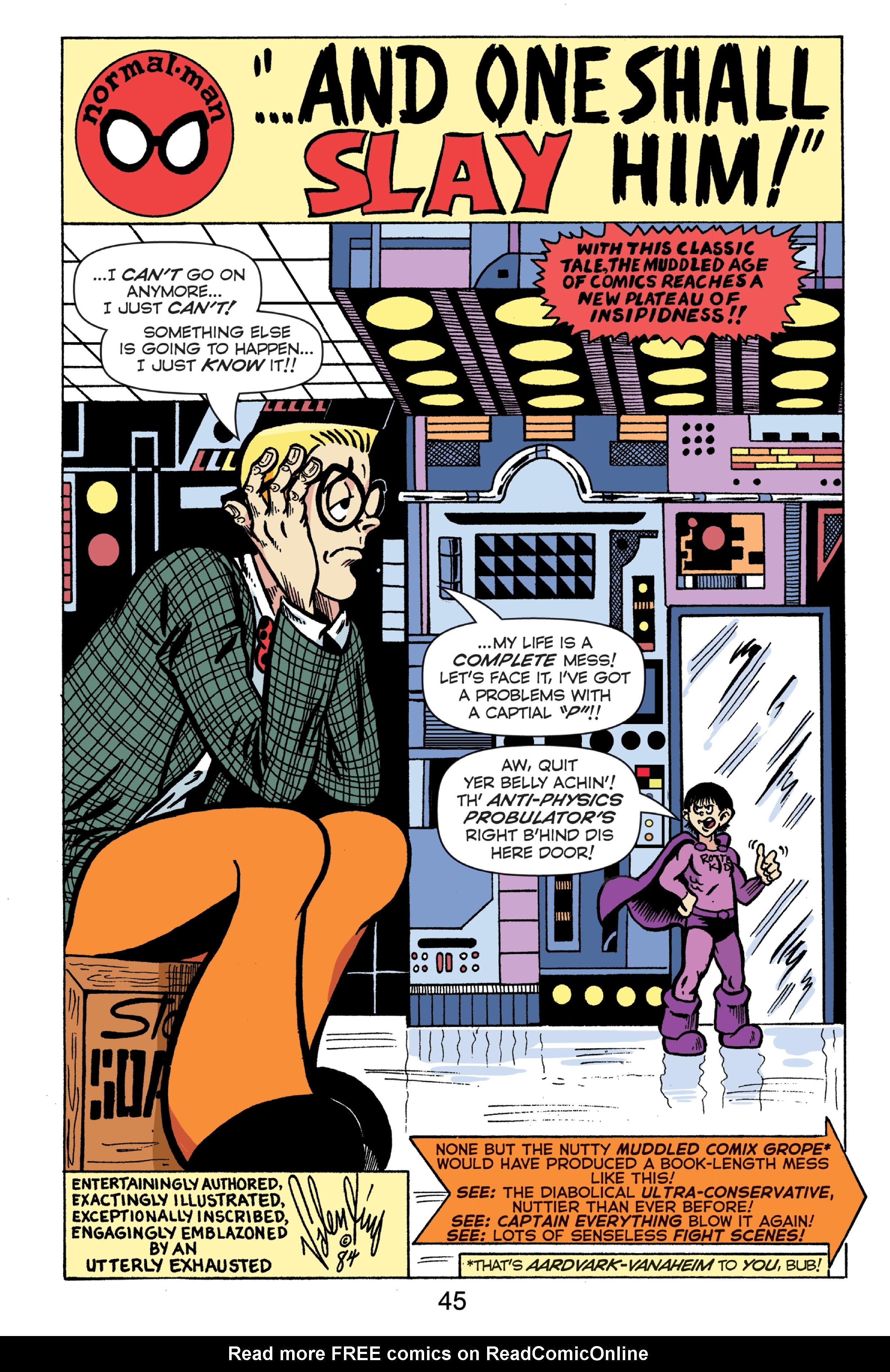 Read online Normalman 40th Anniversary Omnibus comic -  Issue # TPB (Part 1) - 48