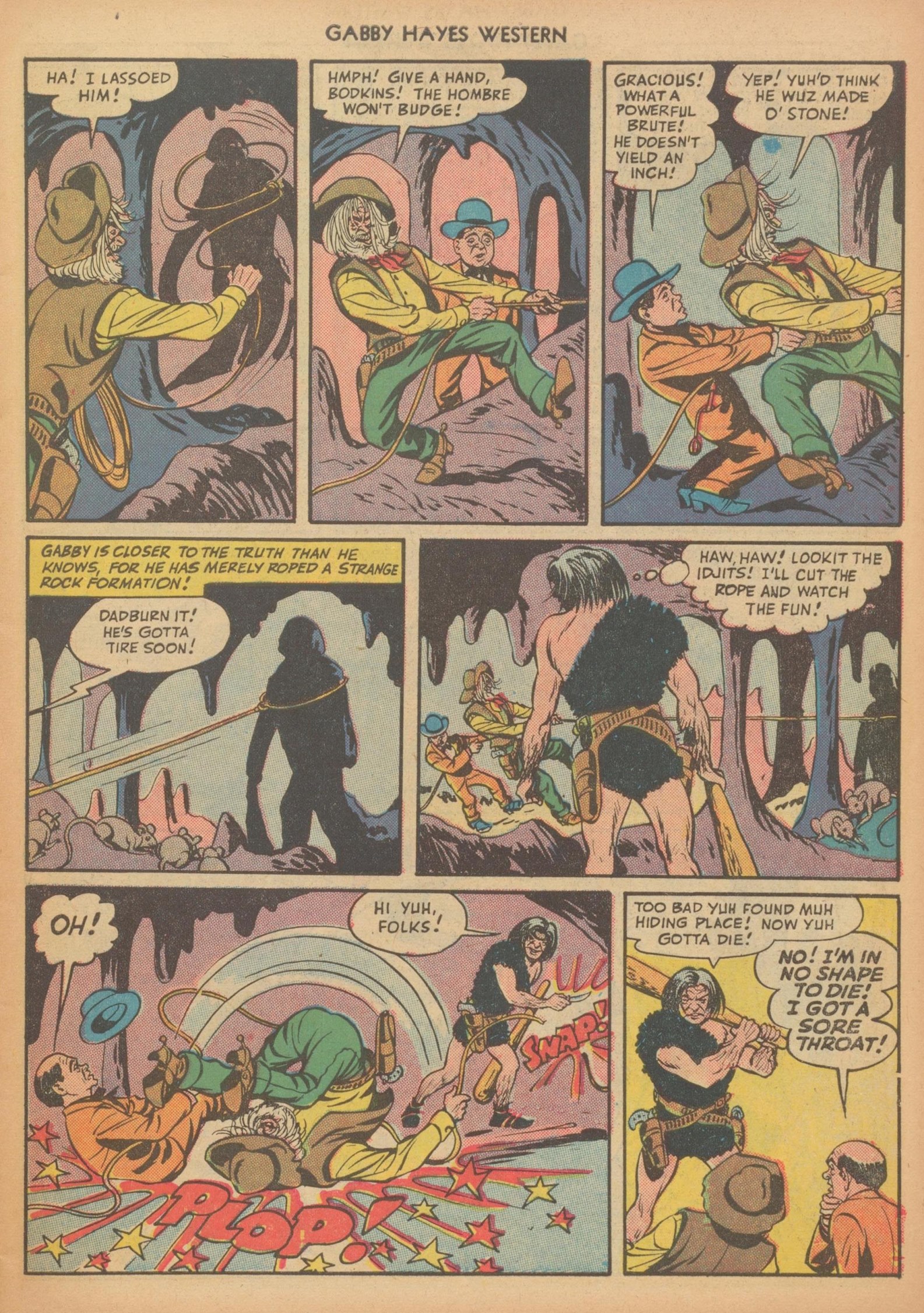 Read online Gabby Hayes Western comic -  Issue #6 - 7