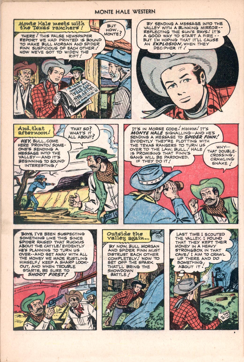Read online Monte Hale Western comic -  Issue #81 - 24