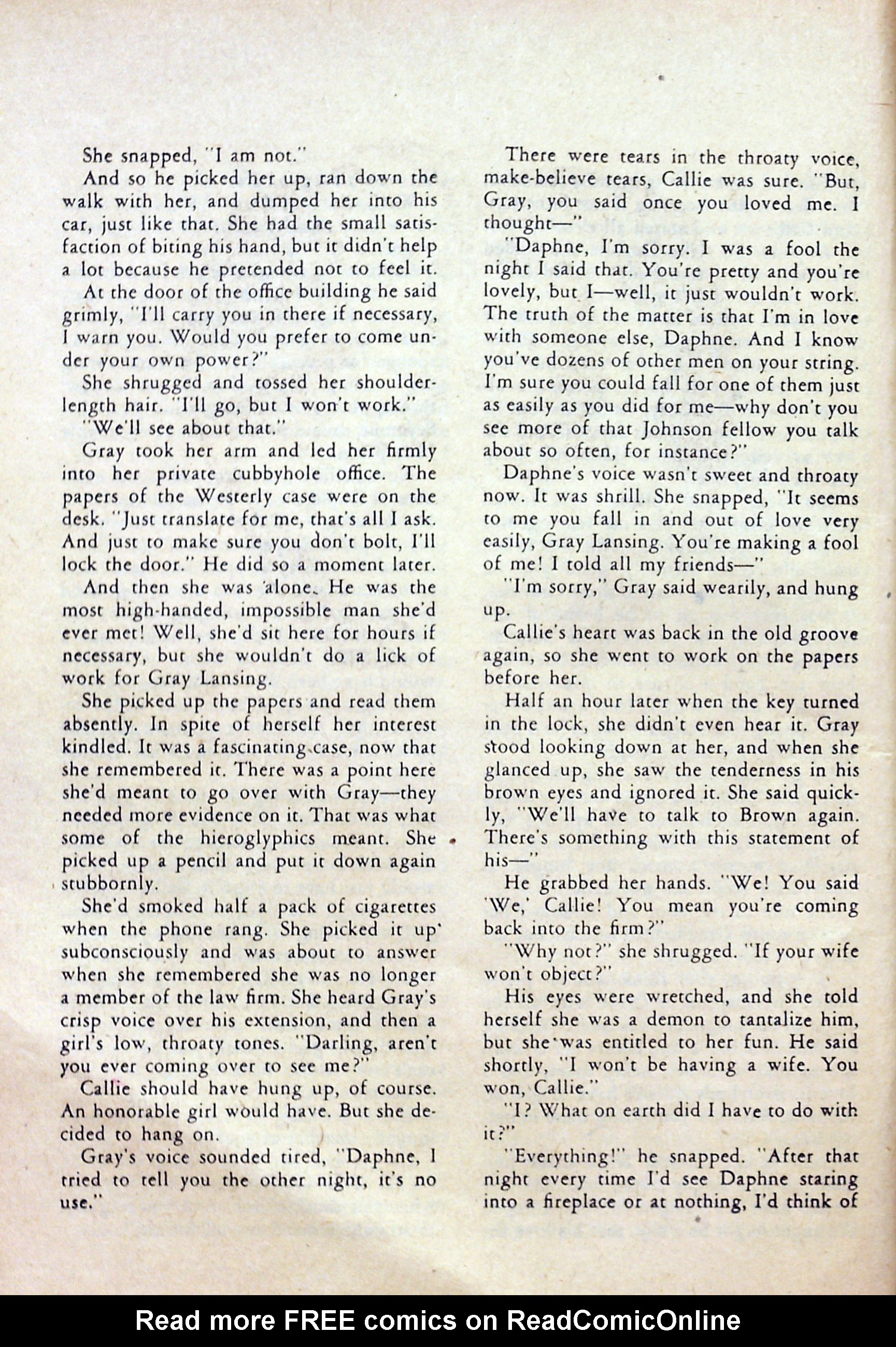 Read online Complete Love Magazine comic -  Issue #159 - 22