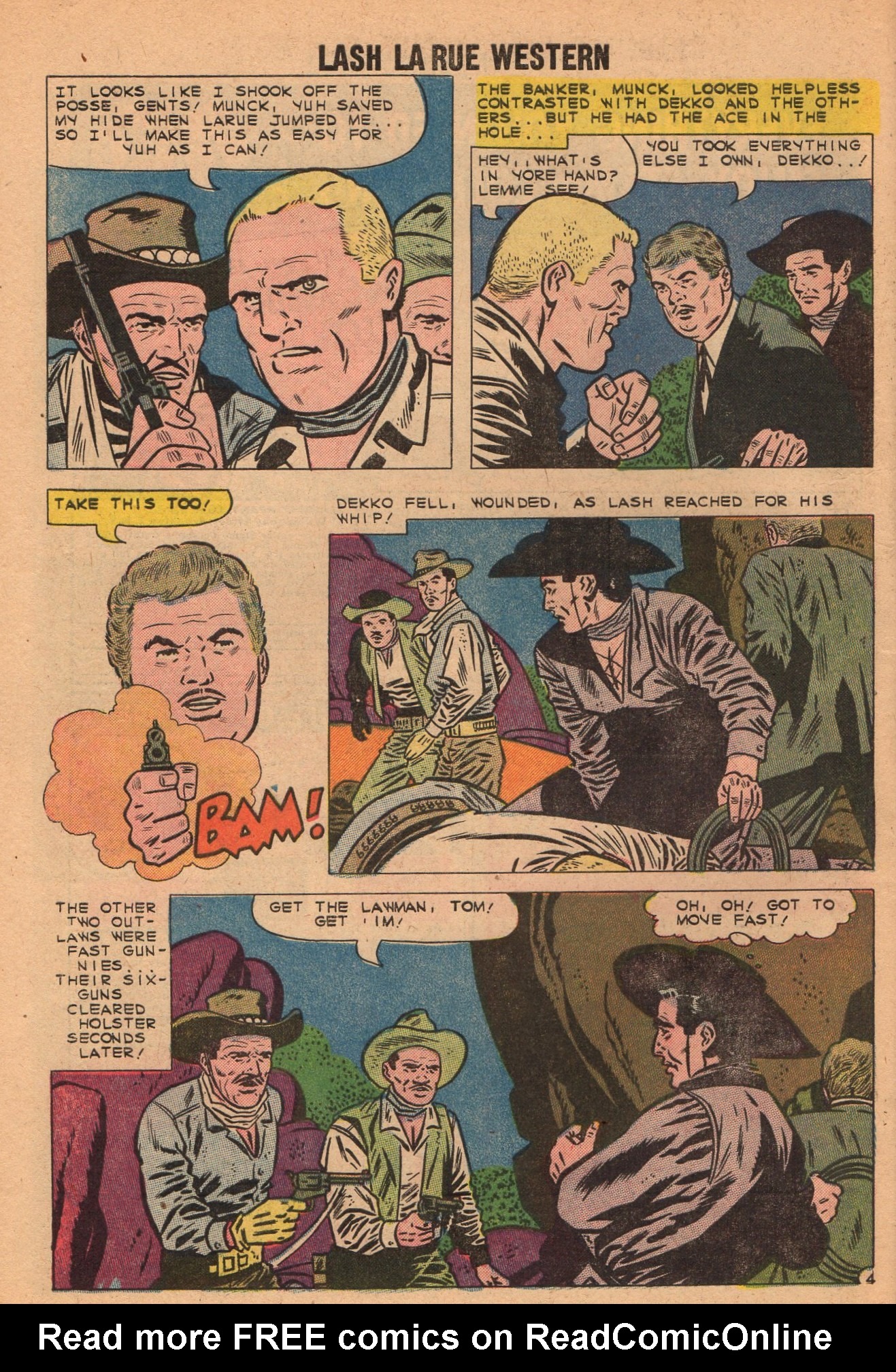 Read online Lash Larue Western (1949) comic -  Issue #78 - 32