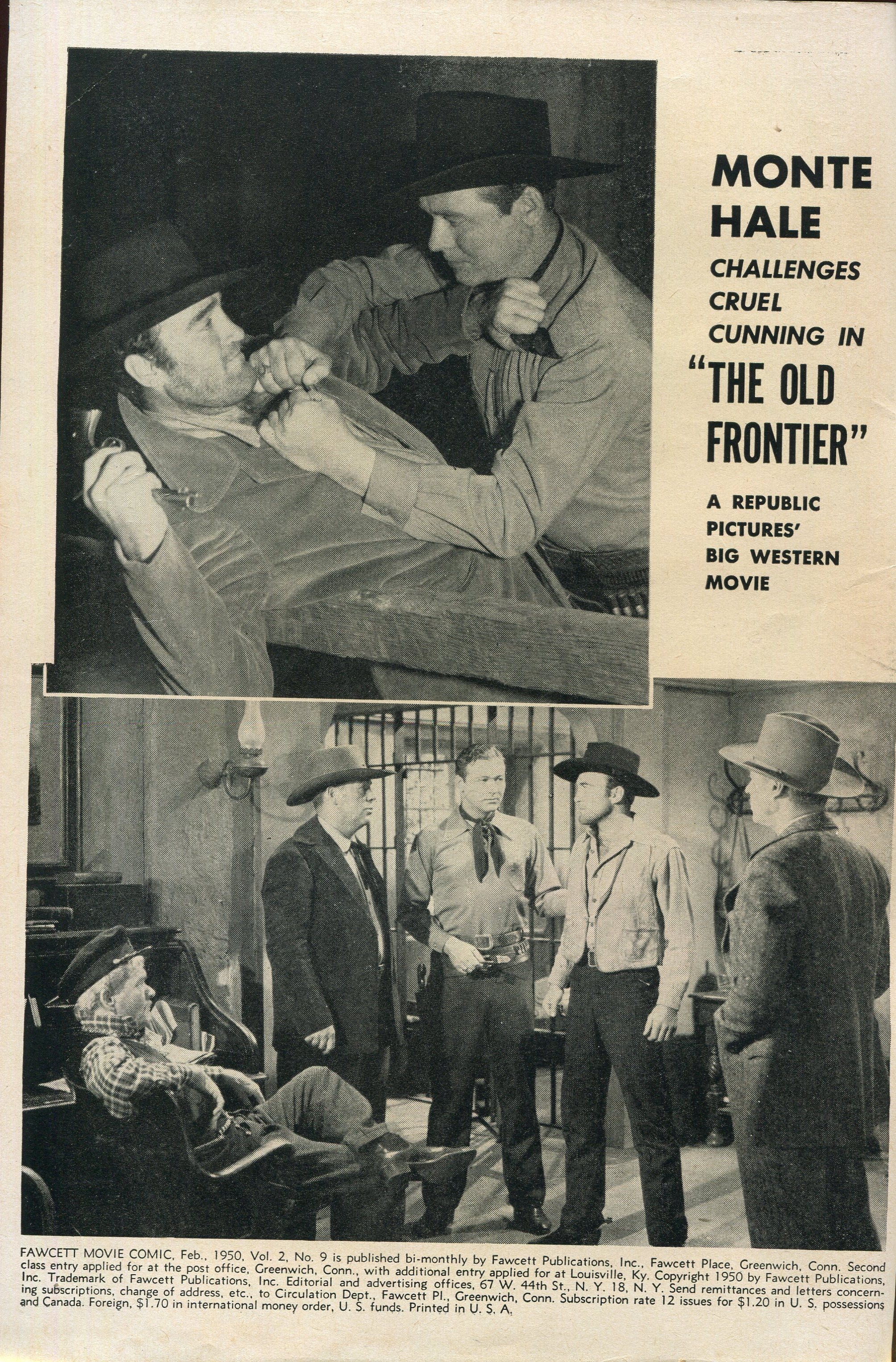 Read online Fawcett Movie Comic comic -  Issue #9 - 2