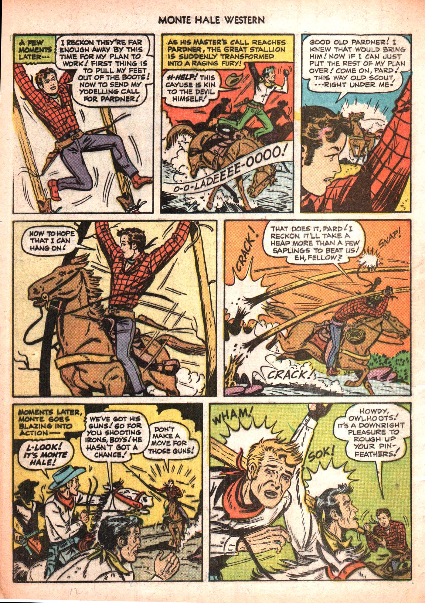 Read online Monte Hale Western comic -  Issue #50 - 12