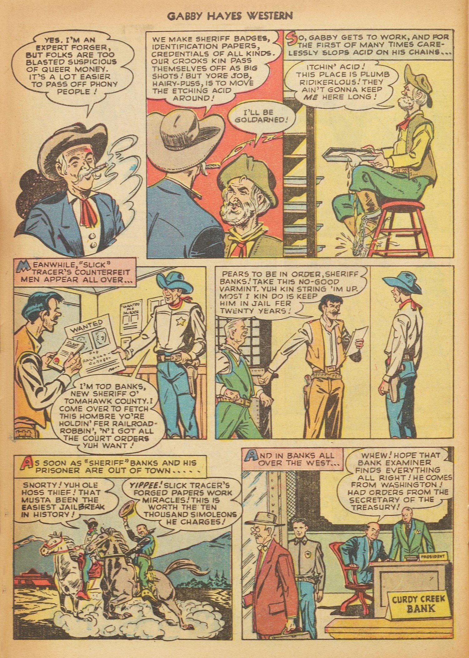 Read online Gabby Hayes Western comic -  Issue #3 - 44