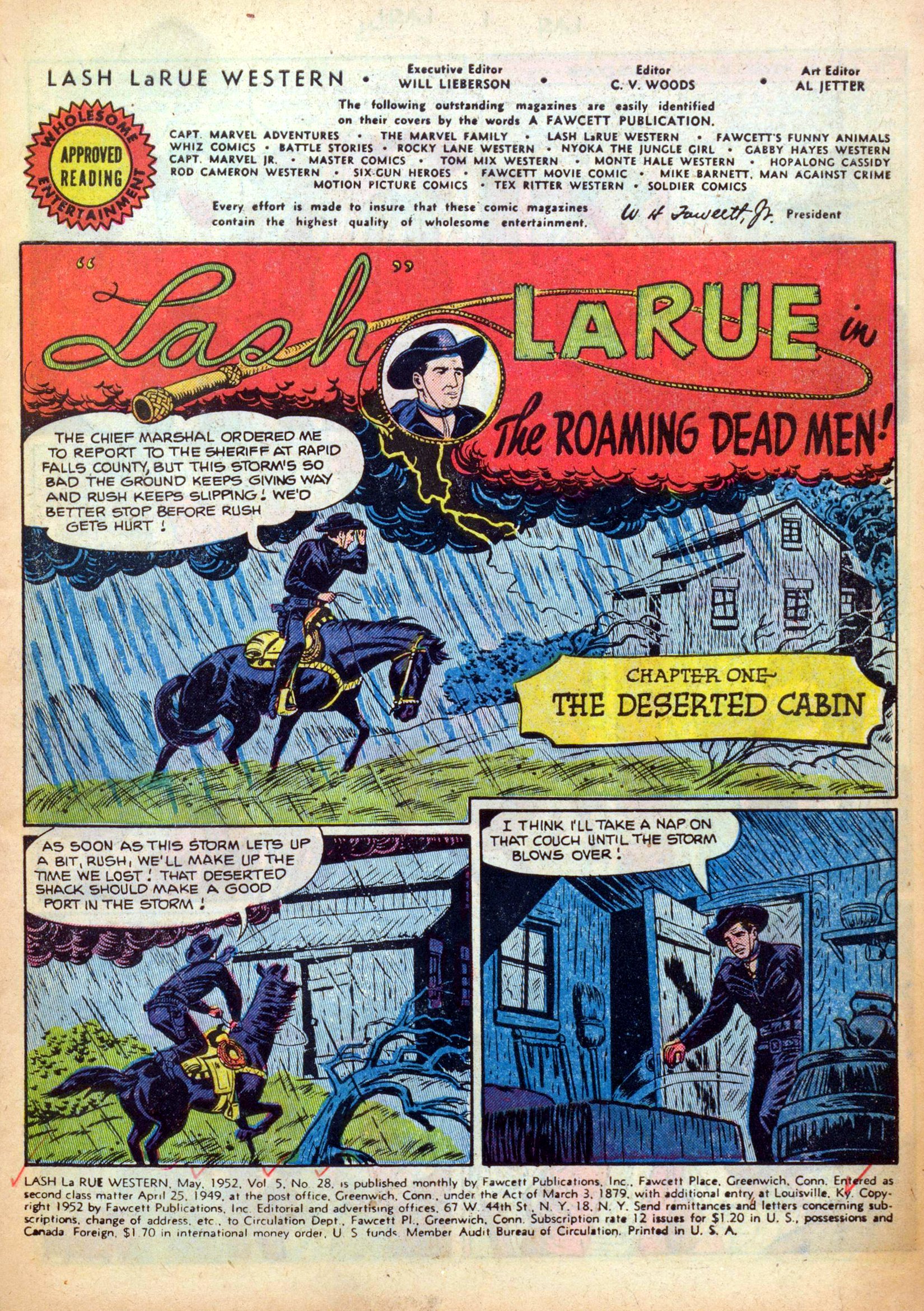 Read online Lash Larue Western (1949) comic -  Issue #28 - 3