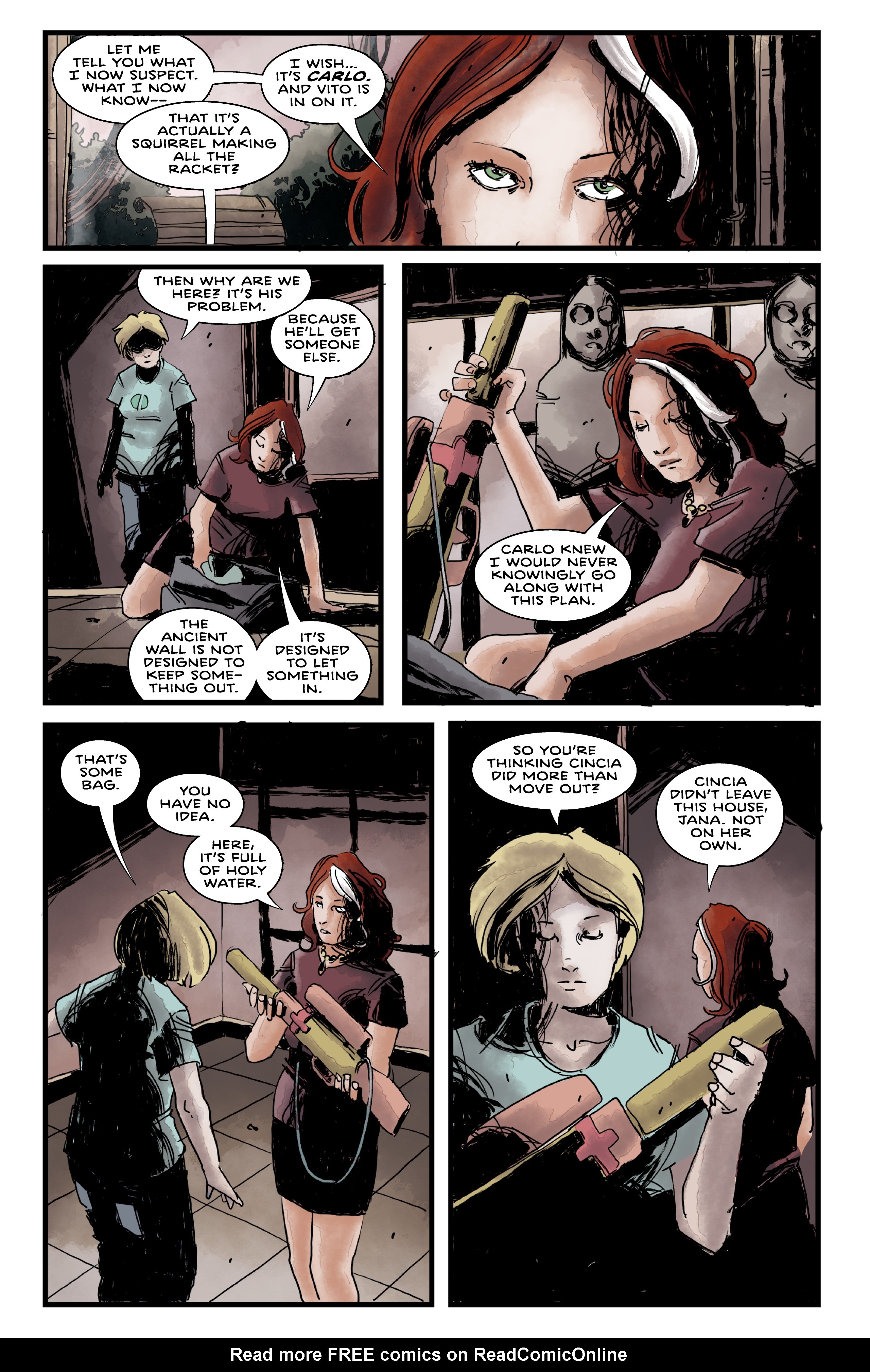 Read online The Case of the Bleeding Wall comic -  Issue #3 - 12