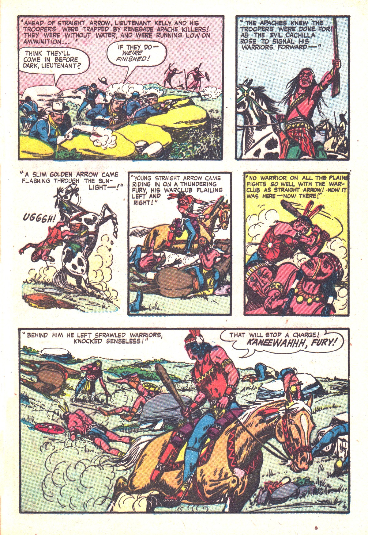 Read online Straight Arrow comic -  Issue #37 - 21