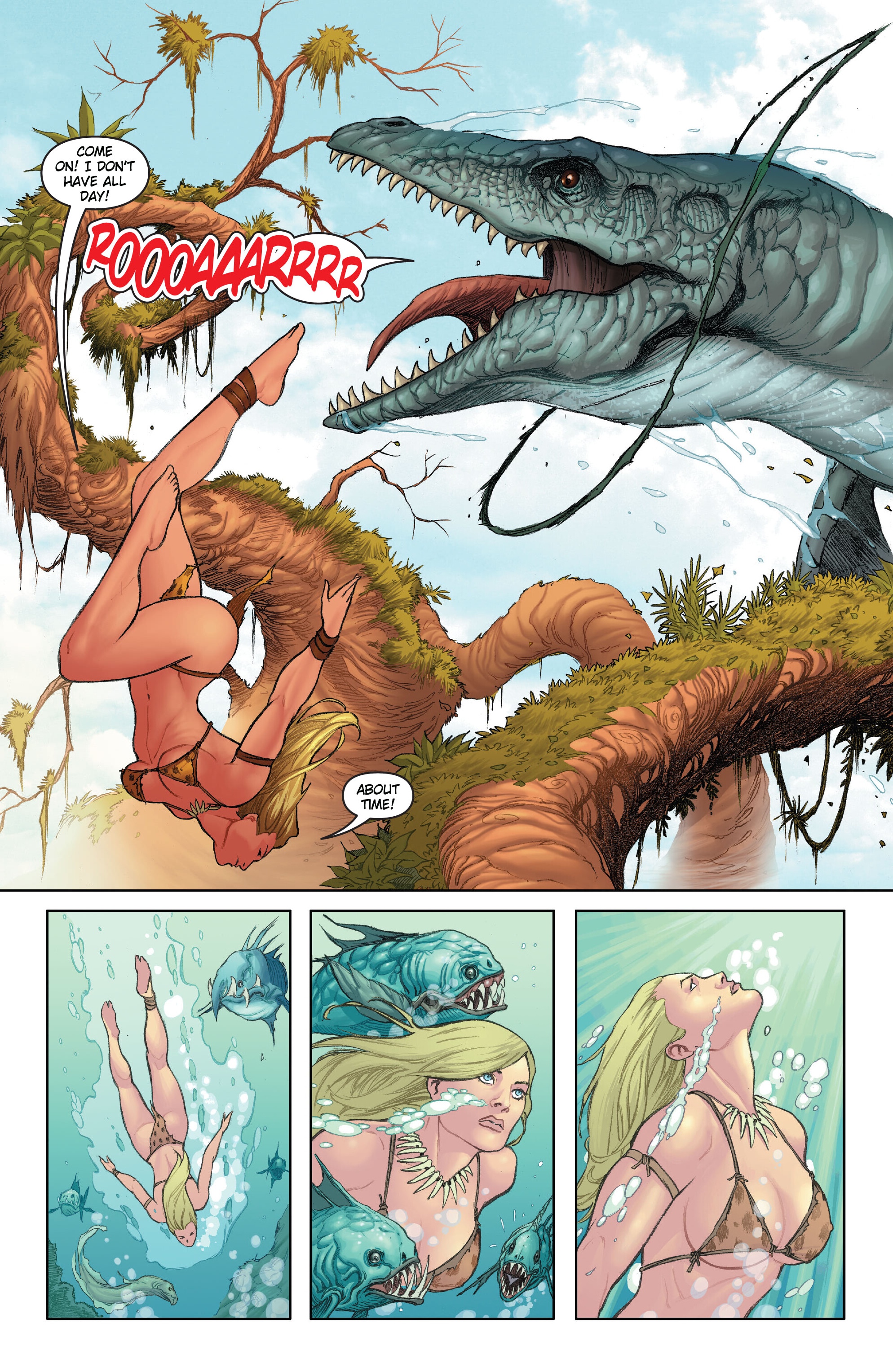 Read online Frank Cho's Jungle Girl: The Complete Omnibus comic -  Issue # TPB (Part 1) - 11
