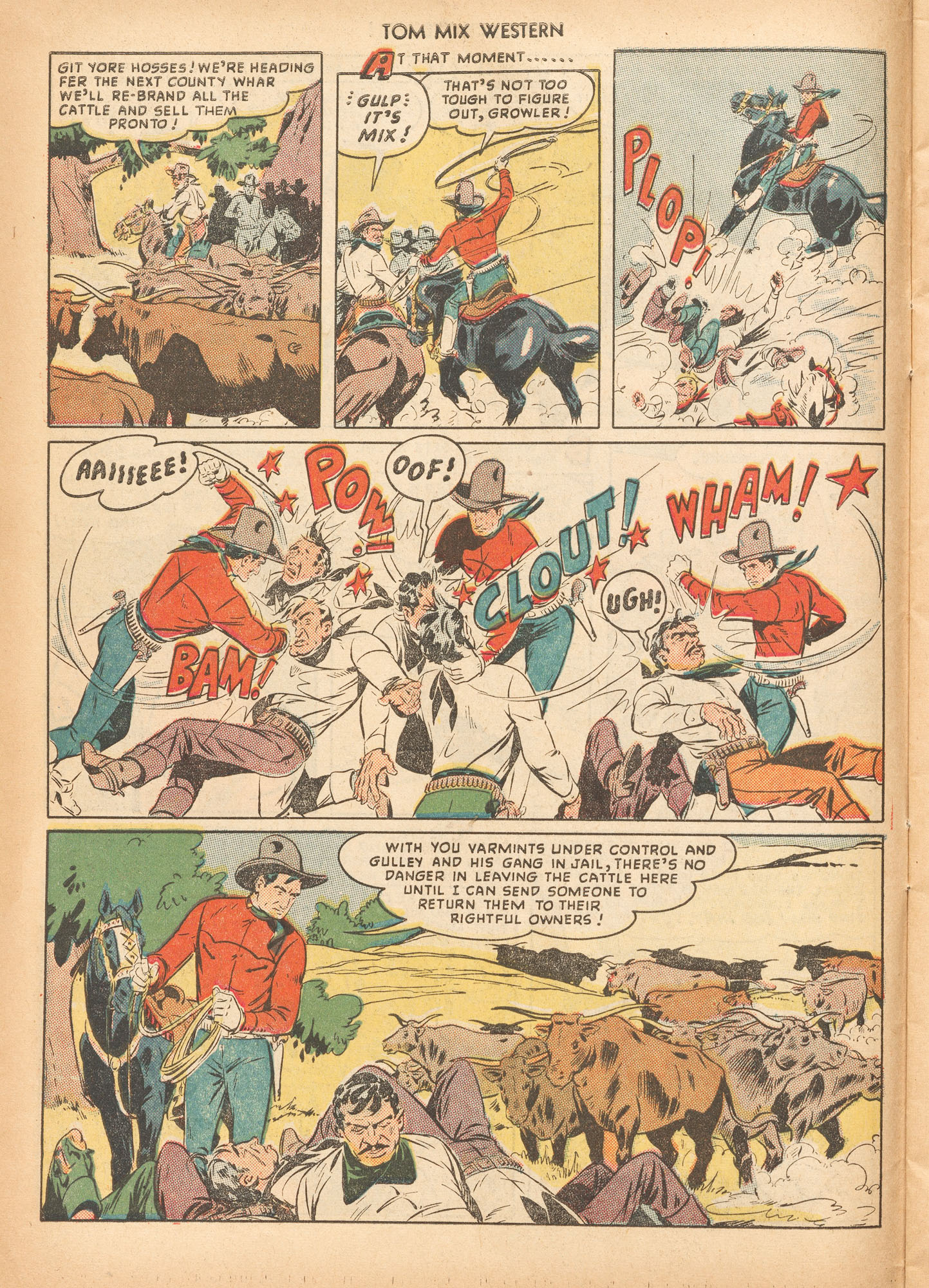 Read online Tom Mix Western (1948) comic -  Issue #23 - 10