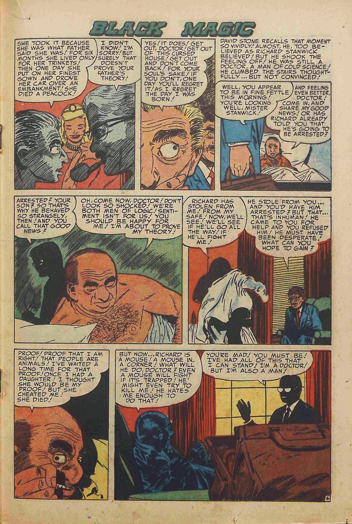 Read online Black Magic (1950) comic -  Issue #22 - 23