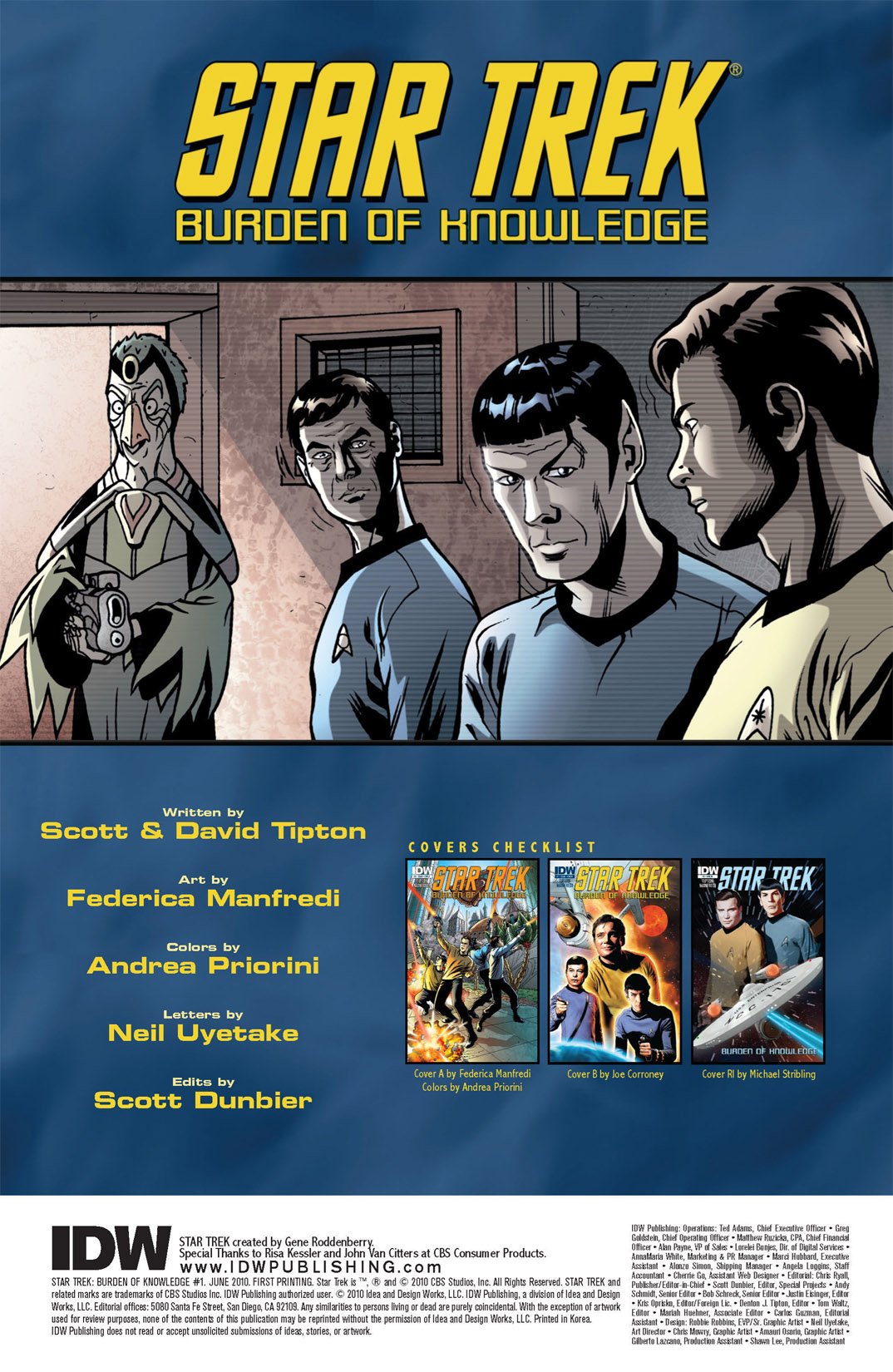Read online Star Trek: Burden of Knowledge comic -  Issue #1 - 4
