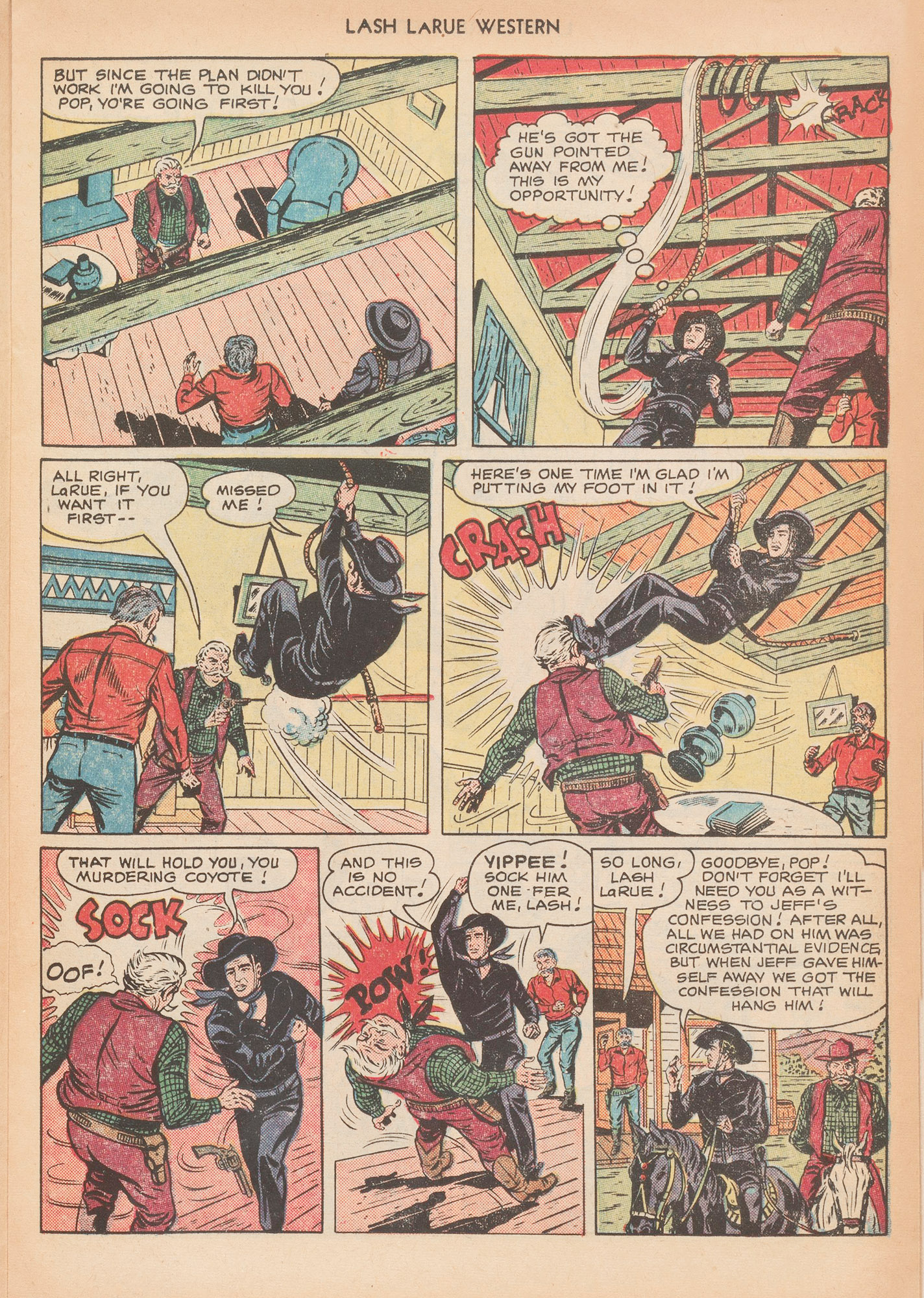 Read online Lash Larue Western (1949) comic -  Issue #12 - 25