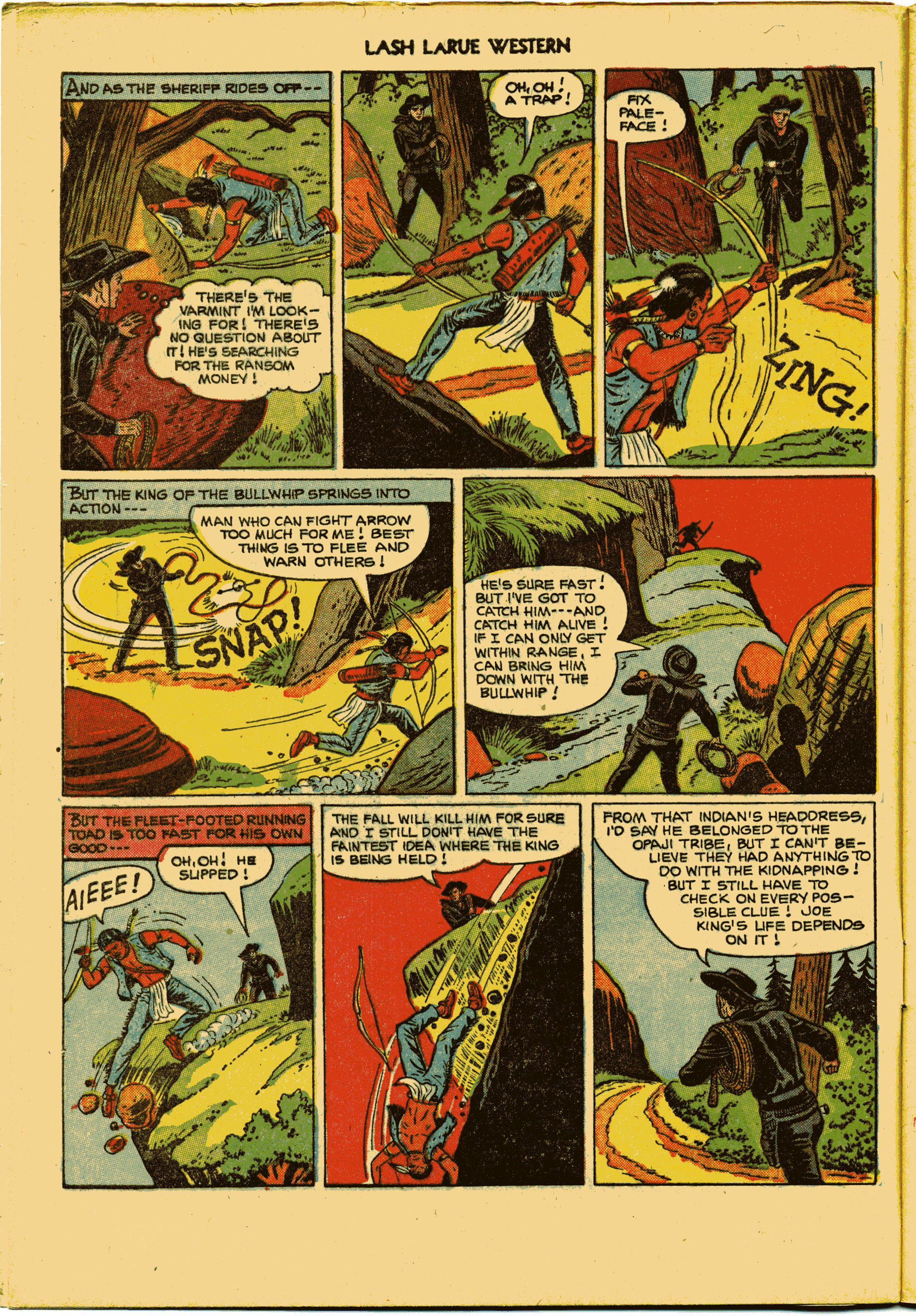 Read online Lash Larue Western (1949) comic -  Issue #27 - 8