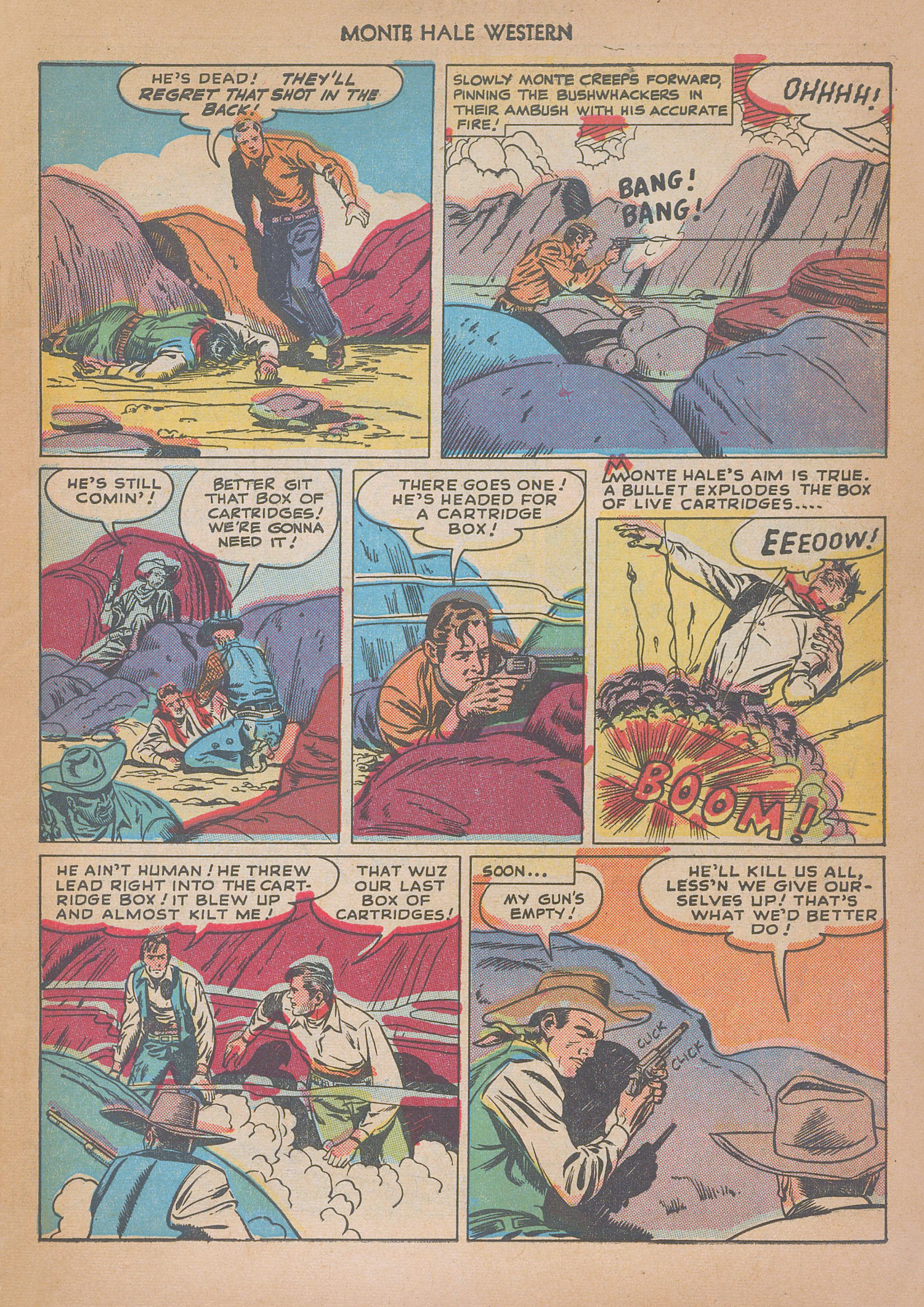 Read online Monte Hale Western comic -  Issue #32 - 7