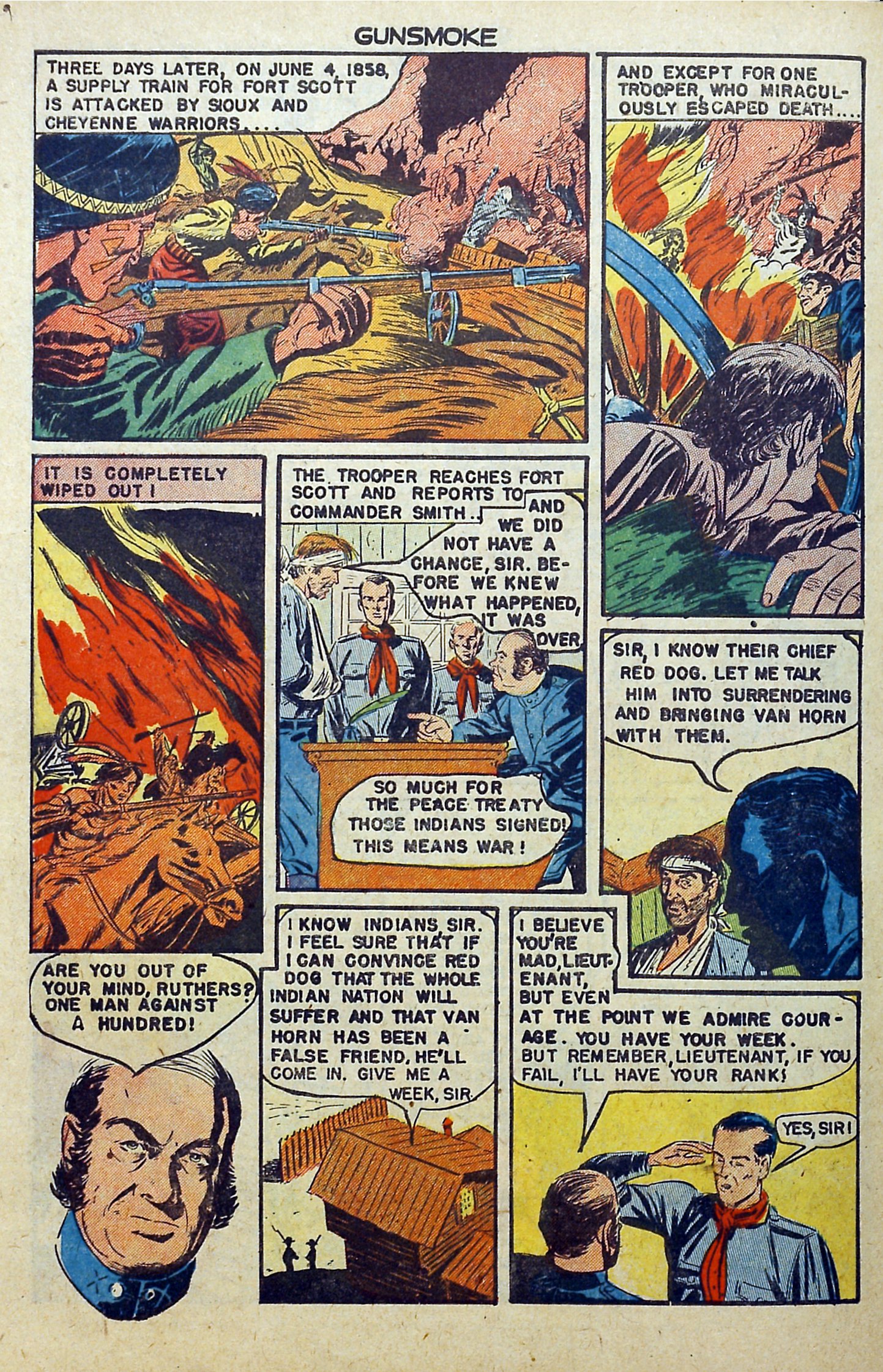 Read online Gunsmoke comic -  Issue #7 - 30