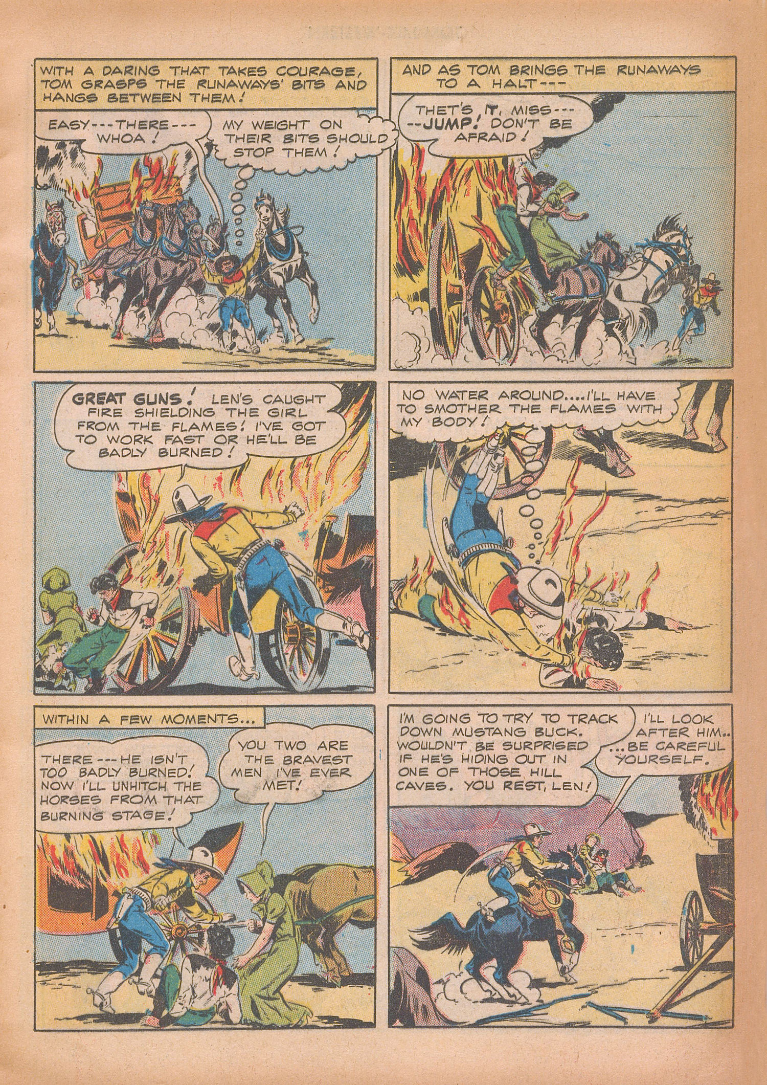Read online Tom Mix Western (1948) comic -  Issue #9 - 17