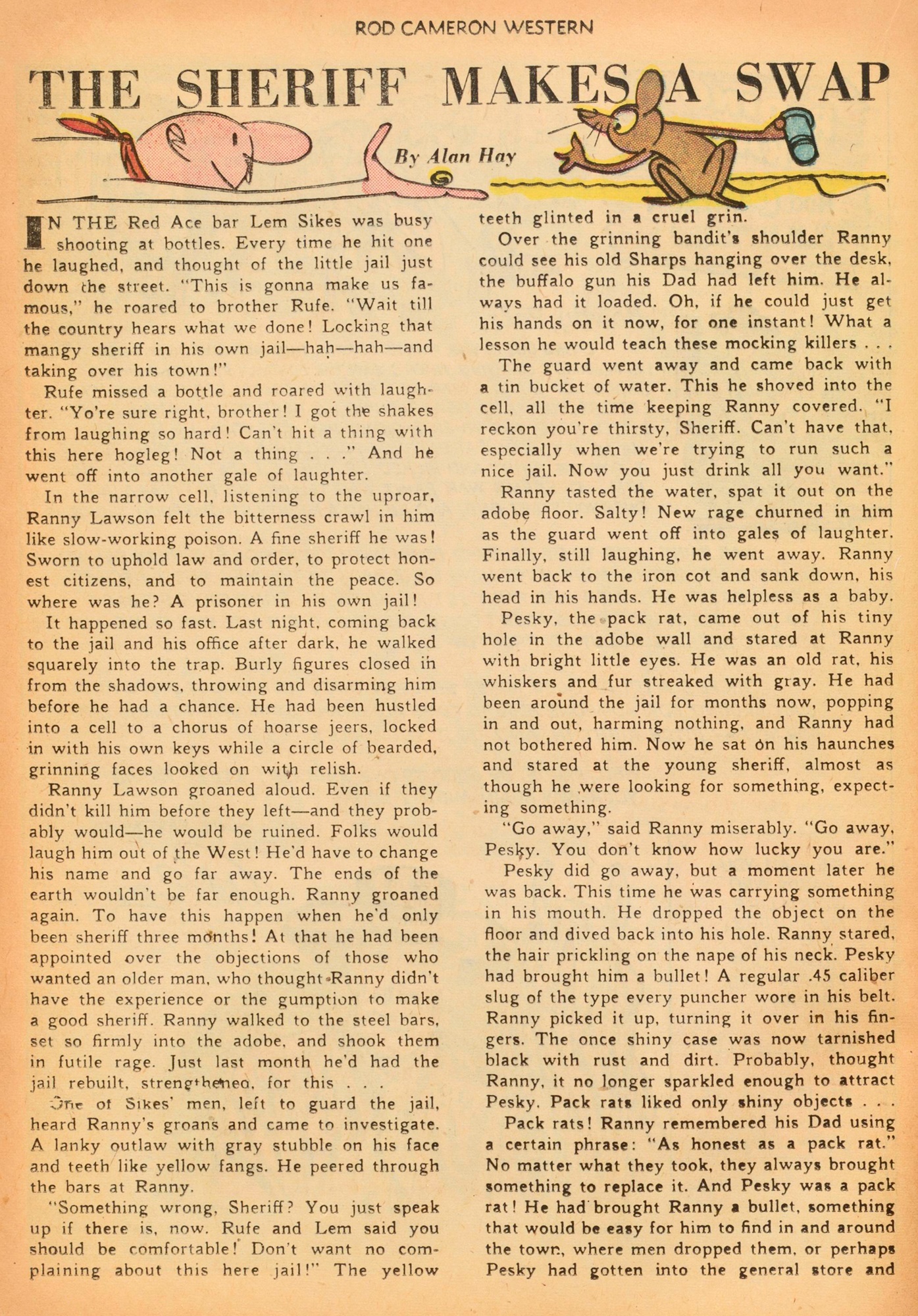 Read online Rod Cameron Western comic -  Issue #9 - 16