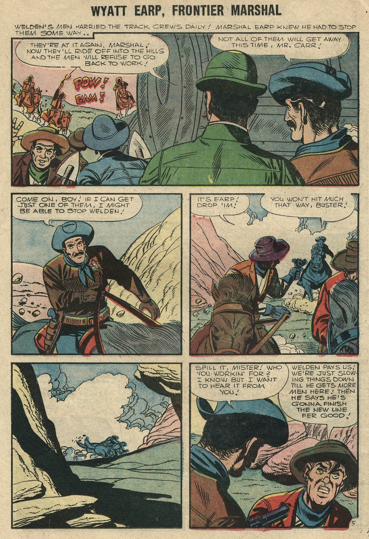 Read online Wyatt Earp Frontier Marshal comic -  Issue #14 - 14