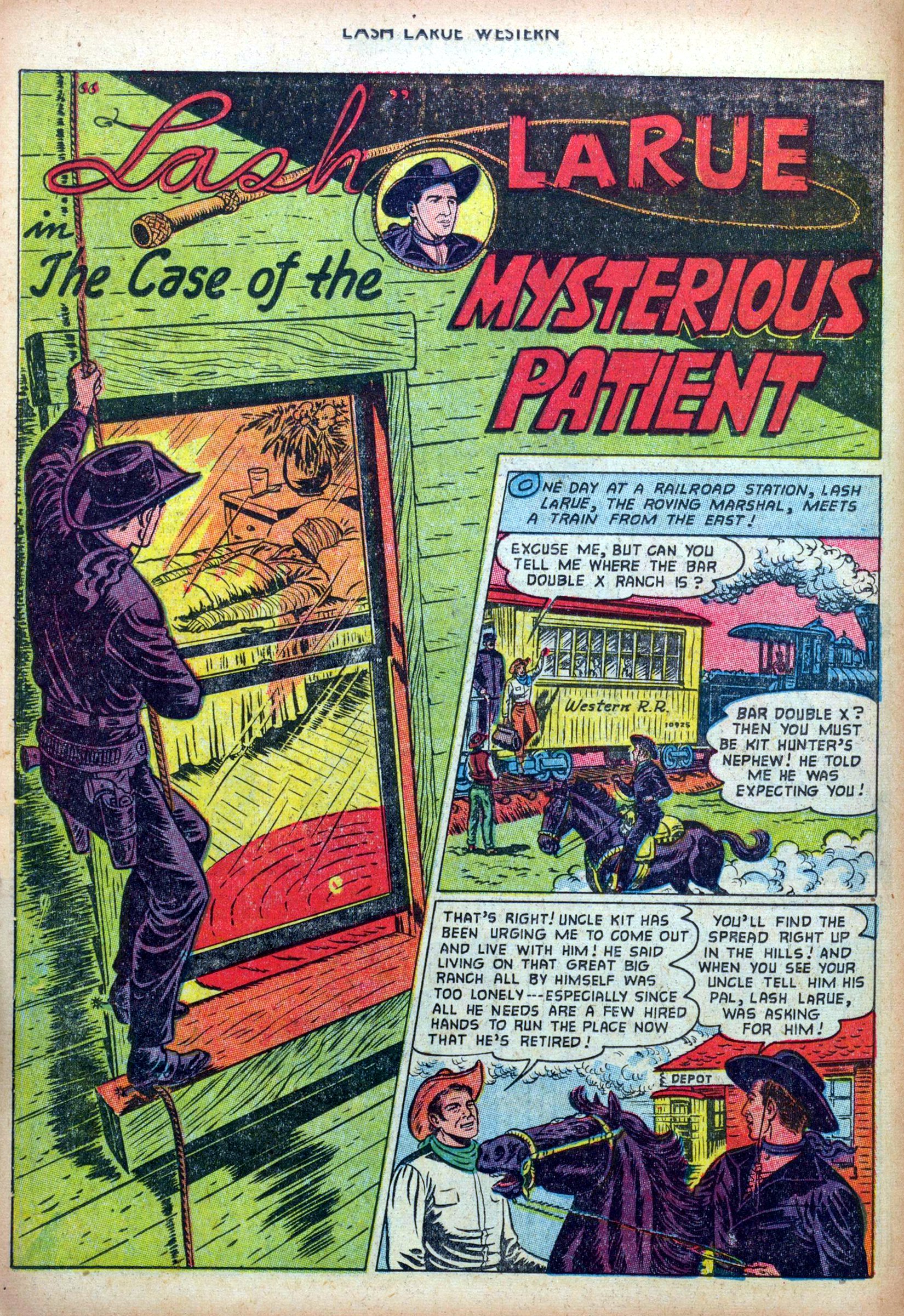 Read online Lash Larue Western (1949) comic -  Issue #36 - 14