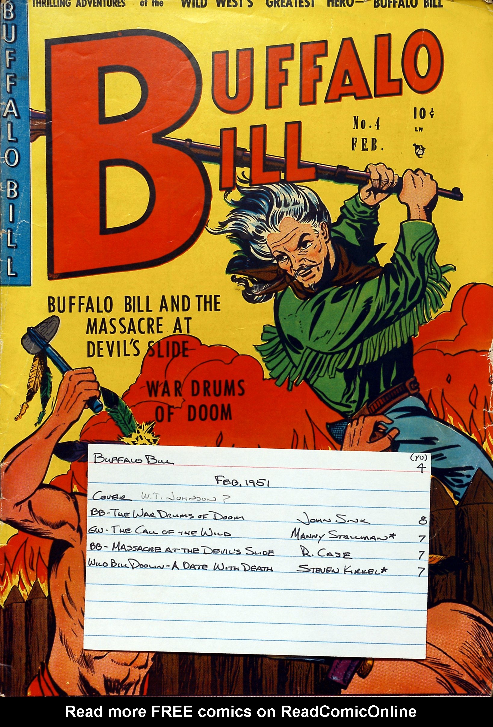 Read online Buffalo Bill comic -  Issue #4 - 37