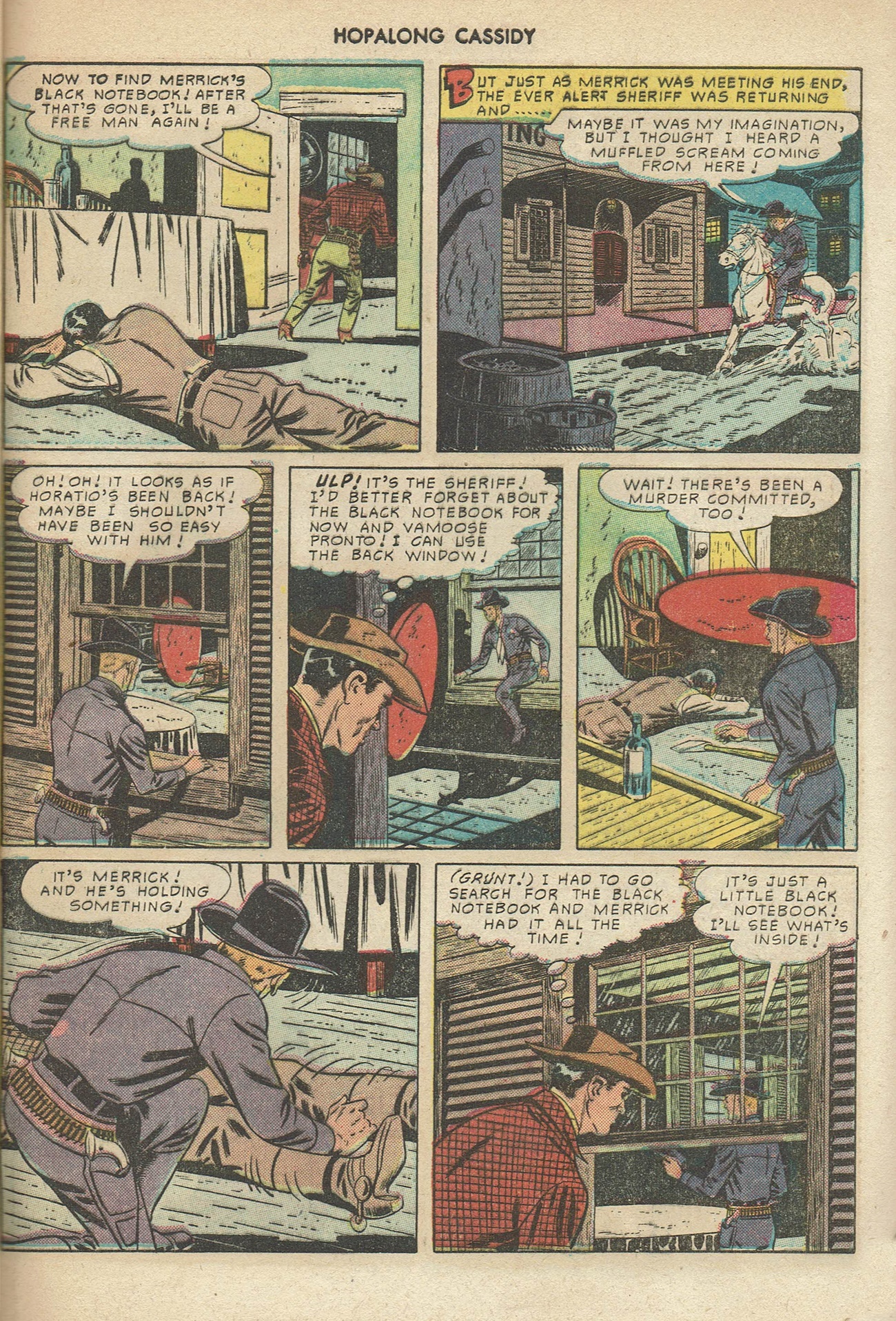 Read online Hopalong Cassidy comic -  Issue #45 - 45