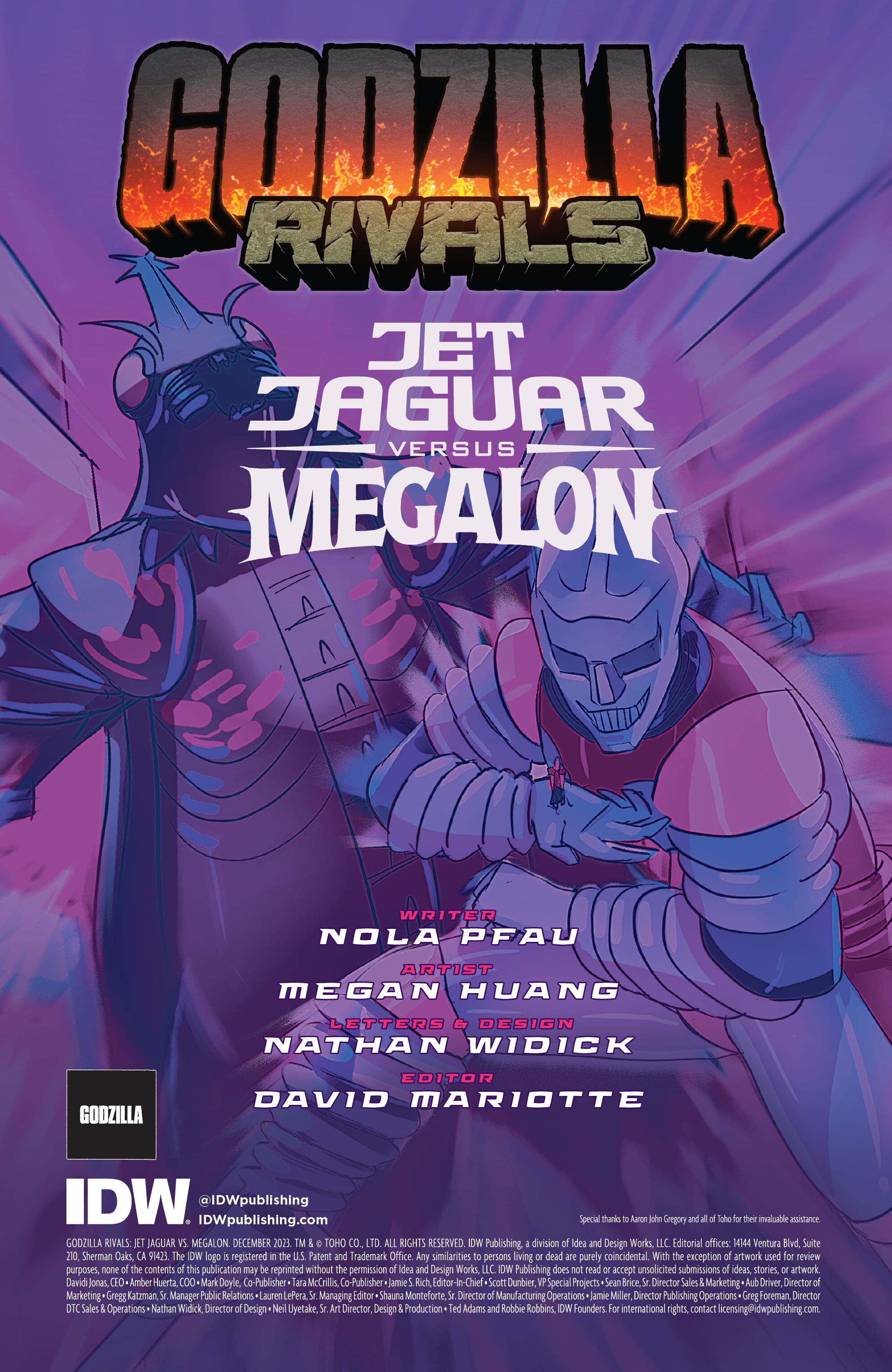 Read online Godzilla Rivals: Jet Jaguar vs. Megalon comic -  Issue # Full - 2