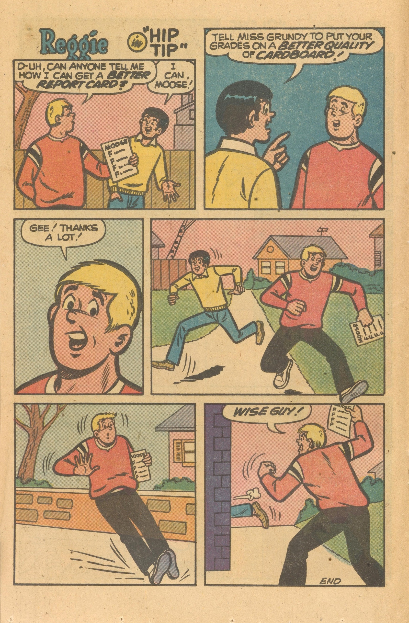 Read online Reggie's Wise Guy Jokes comic -  Issue #44 - 14