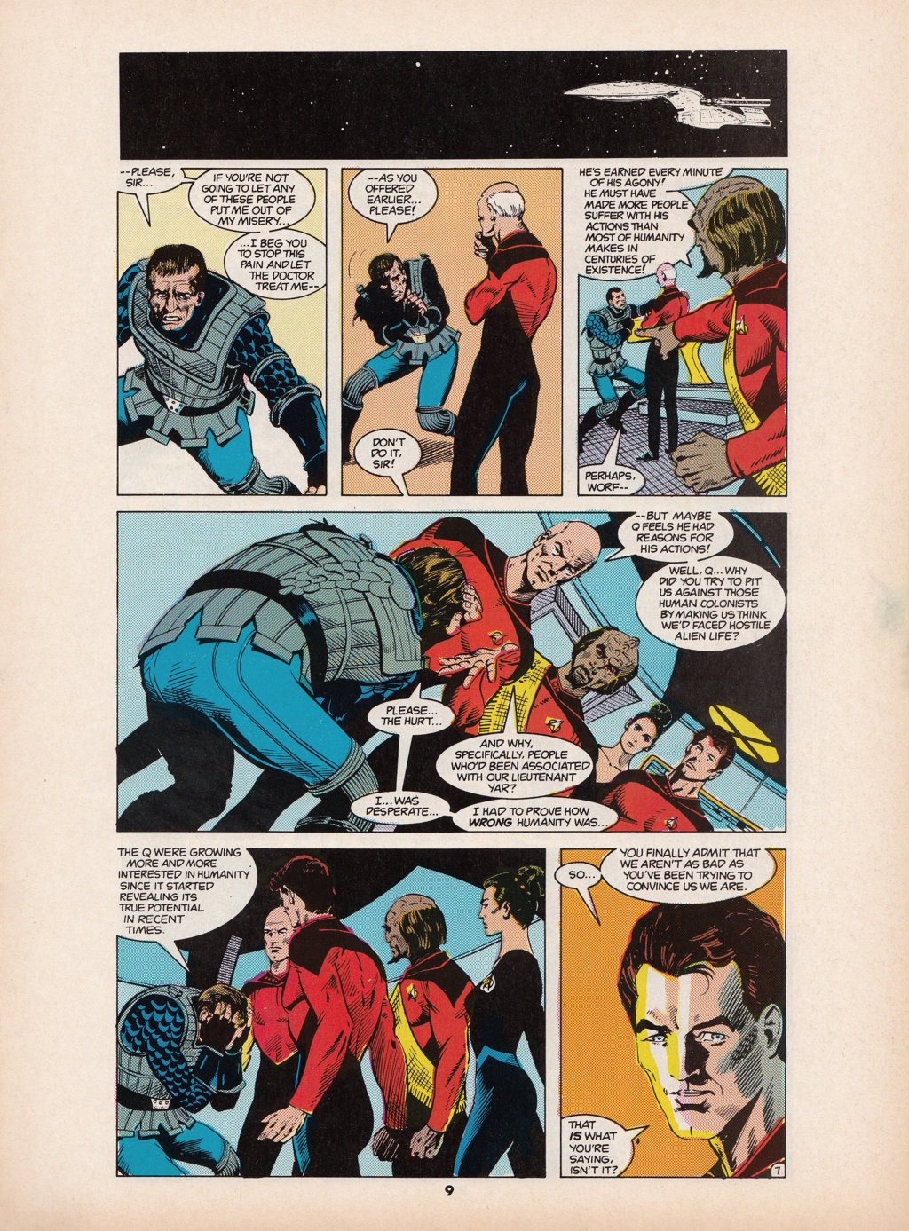Read online Star Trek The Next Generation (1990) comic -  Issue #6 - 9