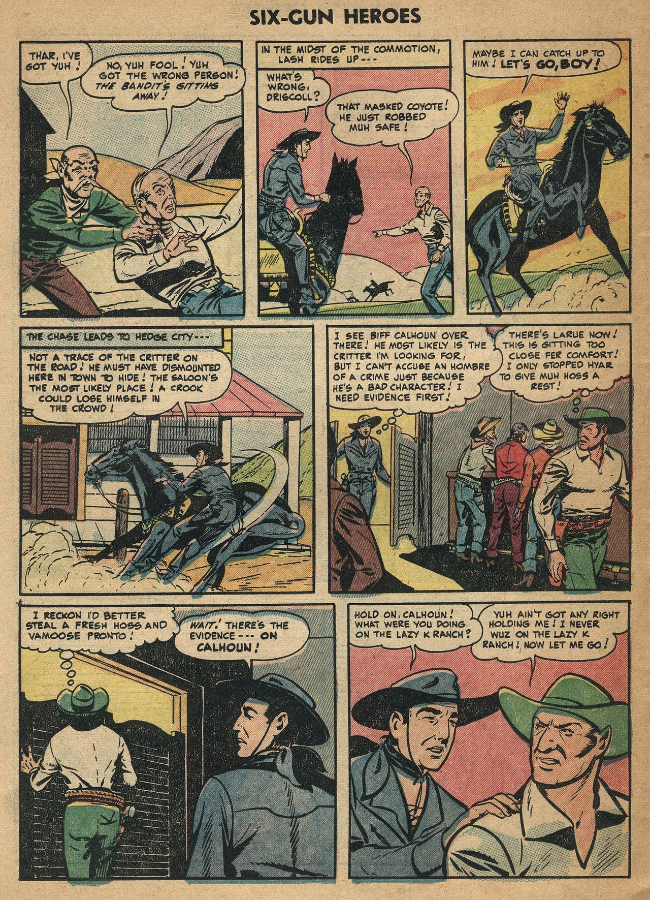 Read online Six-Gun Heroes comic -  Issue #29 - 22