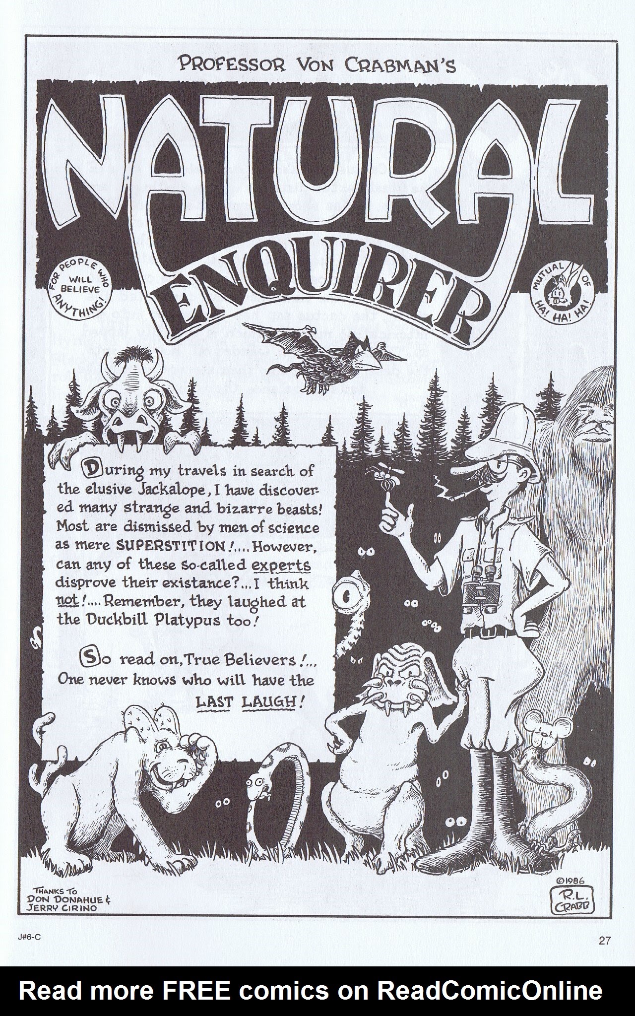 Read online Tales Of The Jackalope comic -  Issue #6 - 29