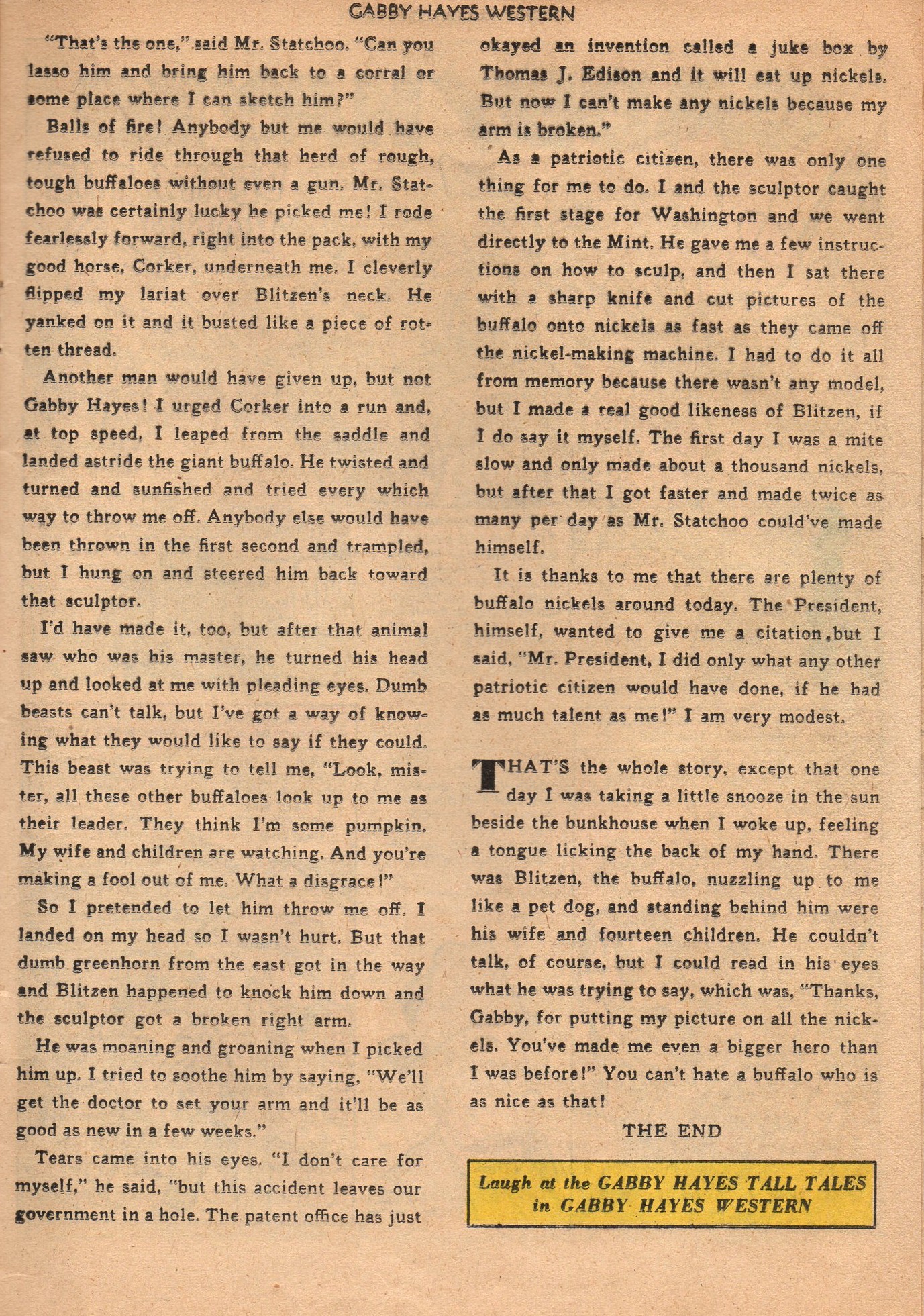 Read online Gabby Hayes Western comic -  Issue #46 - 13