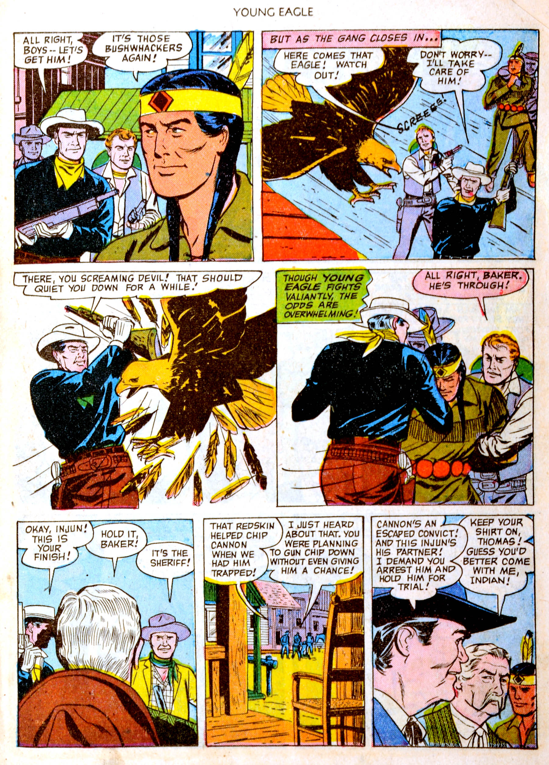 Read online Young Eagle comic -  Issue #4 - 7