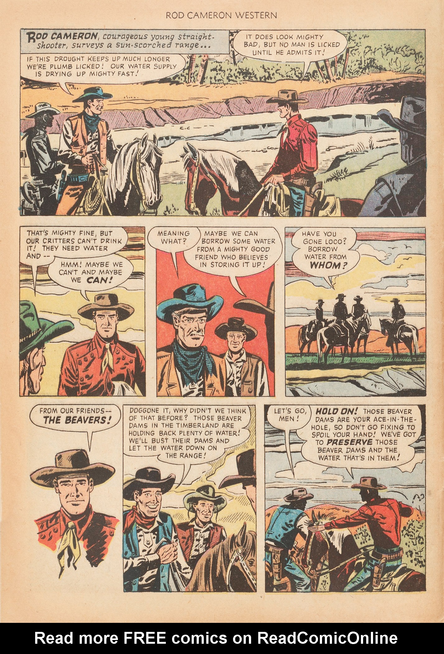 Read online Rod Cameron Western comic -  Issue #4 - 4