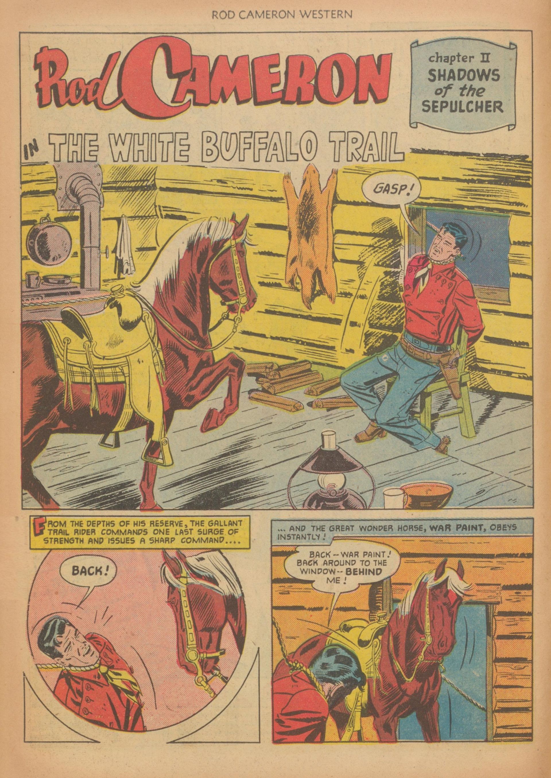 Read online Rod Cameron Western comic -  Issue #10 - 14