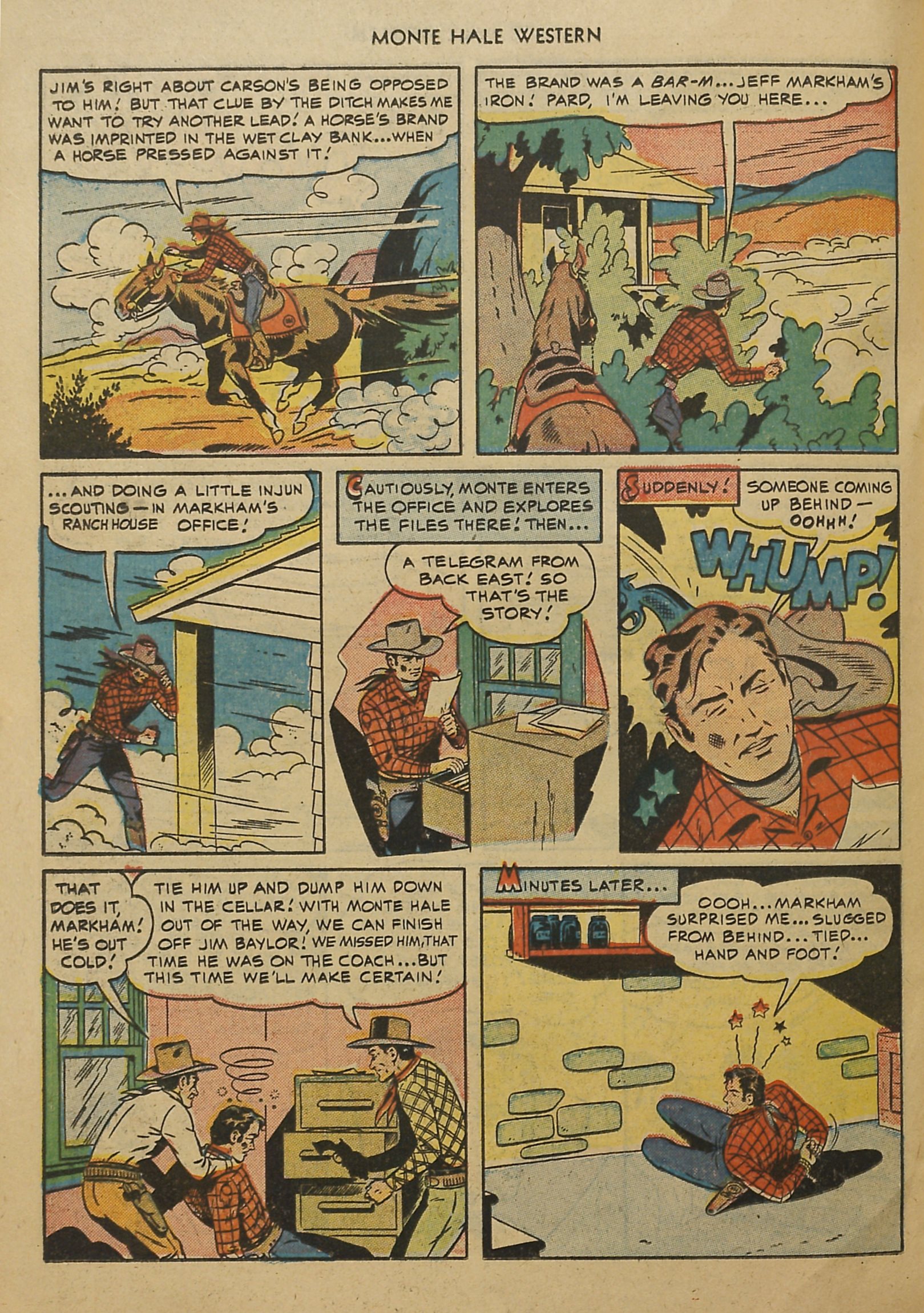 Read online Monte Hale Western comic -  Issue #52 - 30