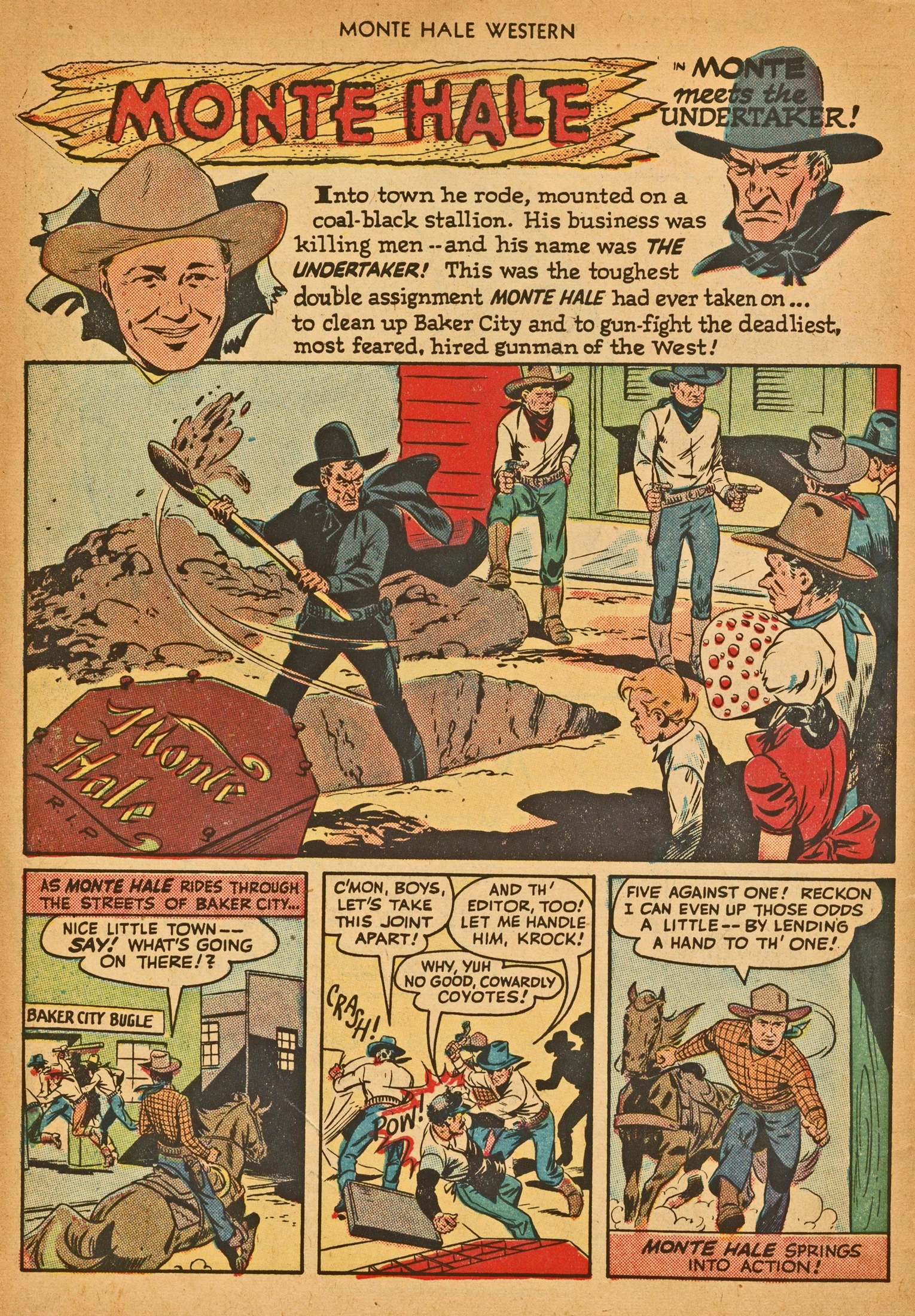 Read online Monte Hale Western comic -  Issue #30 - 4
