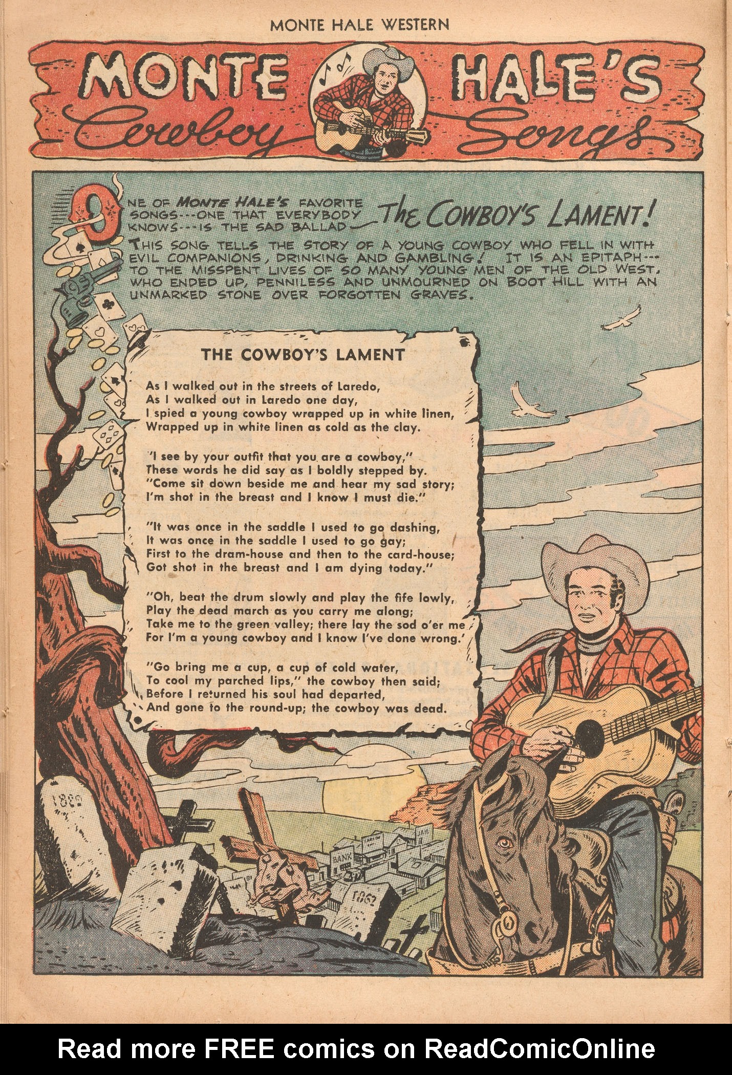 Read online Monte Hale Western comic -  Issue #43 - 24